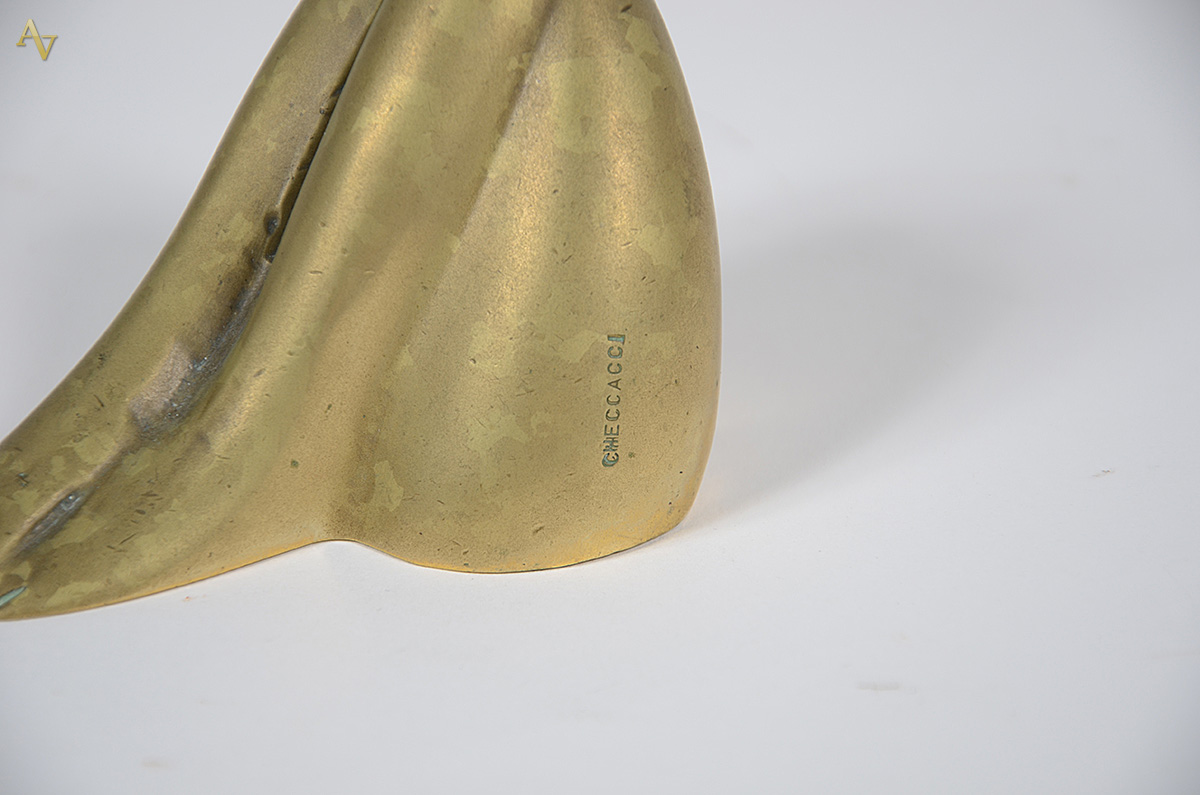 PIETRINA CHECACCI - Escultura de bronze em forma de par de pernas... - foto 3 de 3