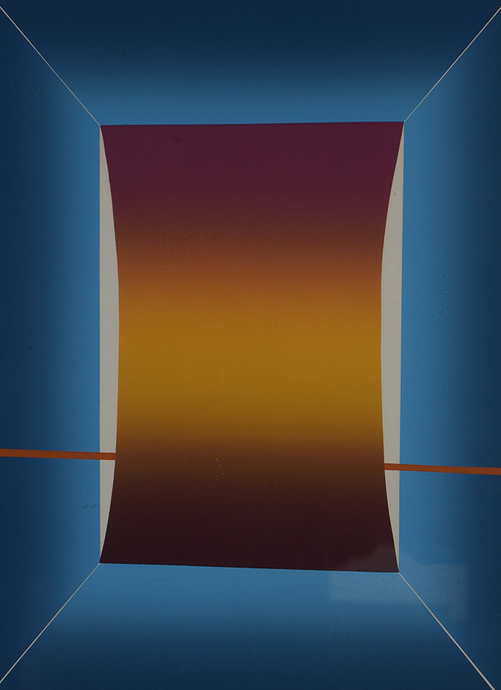 ASSINATURA NÃO IDENTIFICADA - serigrafia P/A - 61 x 45 - foto 2 de 5