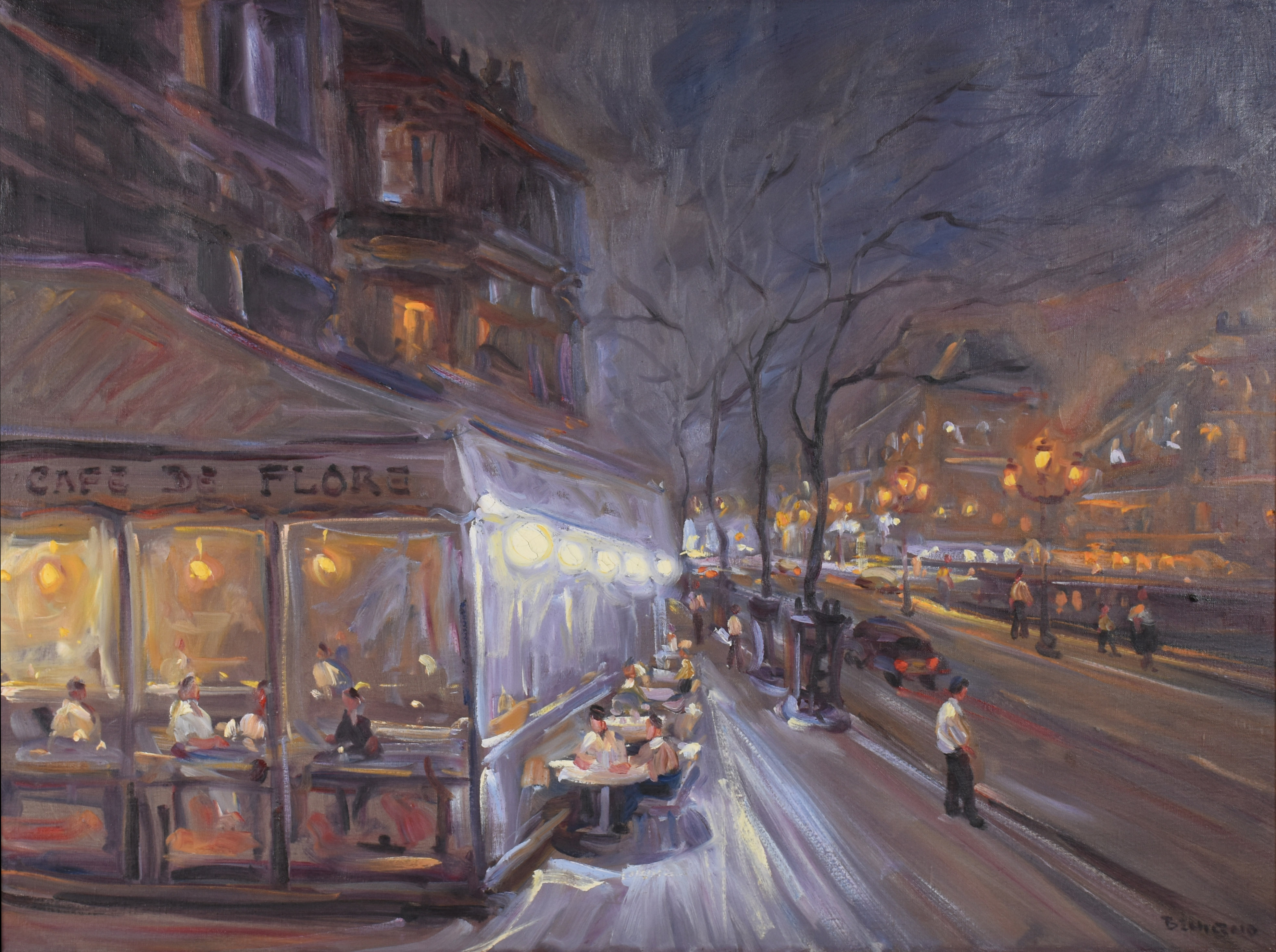 José Benigno (1955), Cafe de Flore no Quartier Latin, Paris. - foto 1 de 4