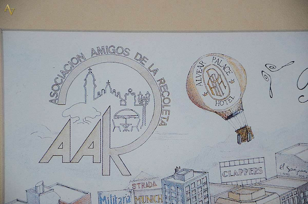 Estampa com mapa de El Paseo de Buenos Aires - 50 x 70 - foto 4 de 4