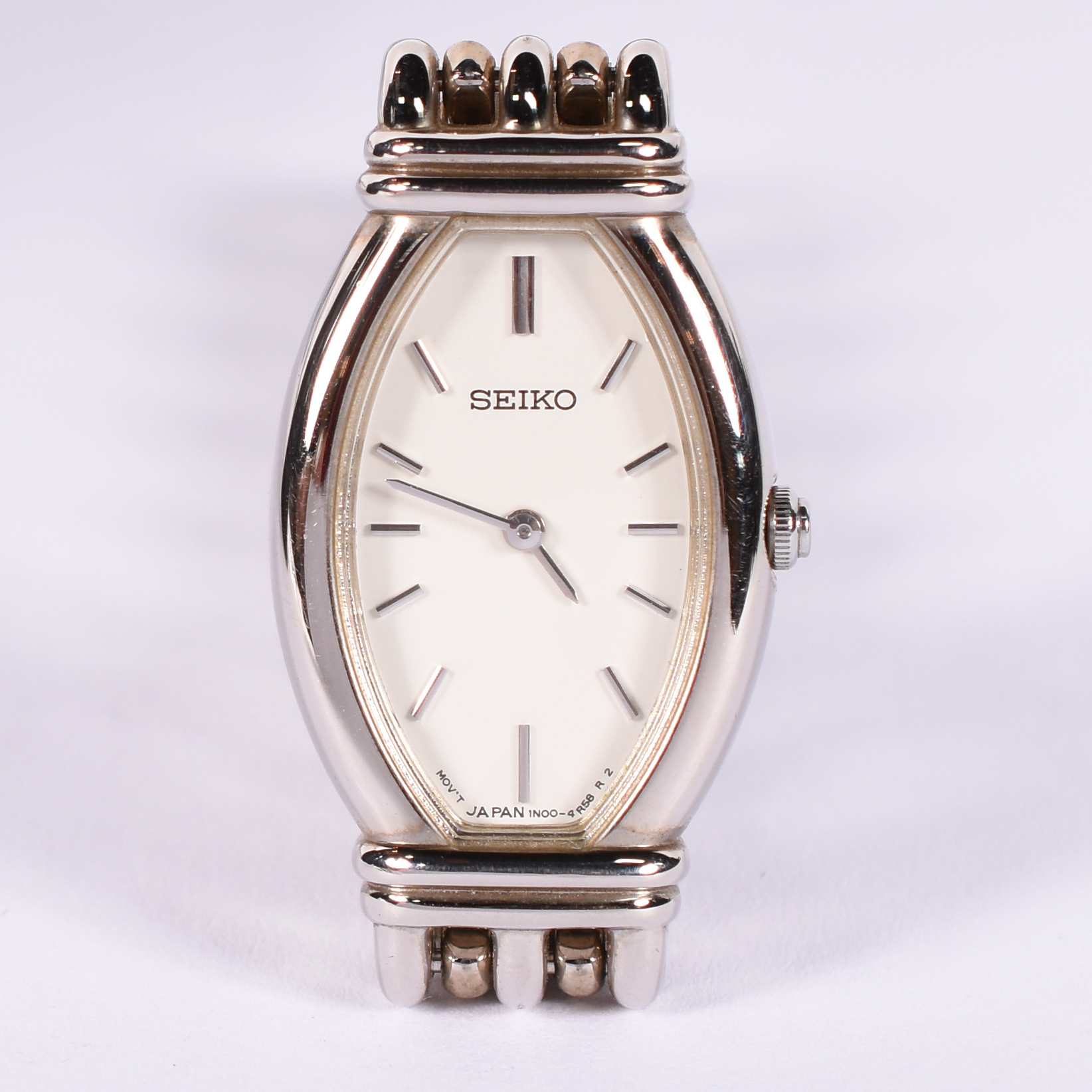 Relógio seiko feminino, pulseira de aço polido, na caixa. (Por... - foto 1 de 4