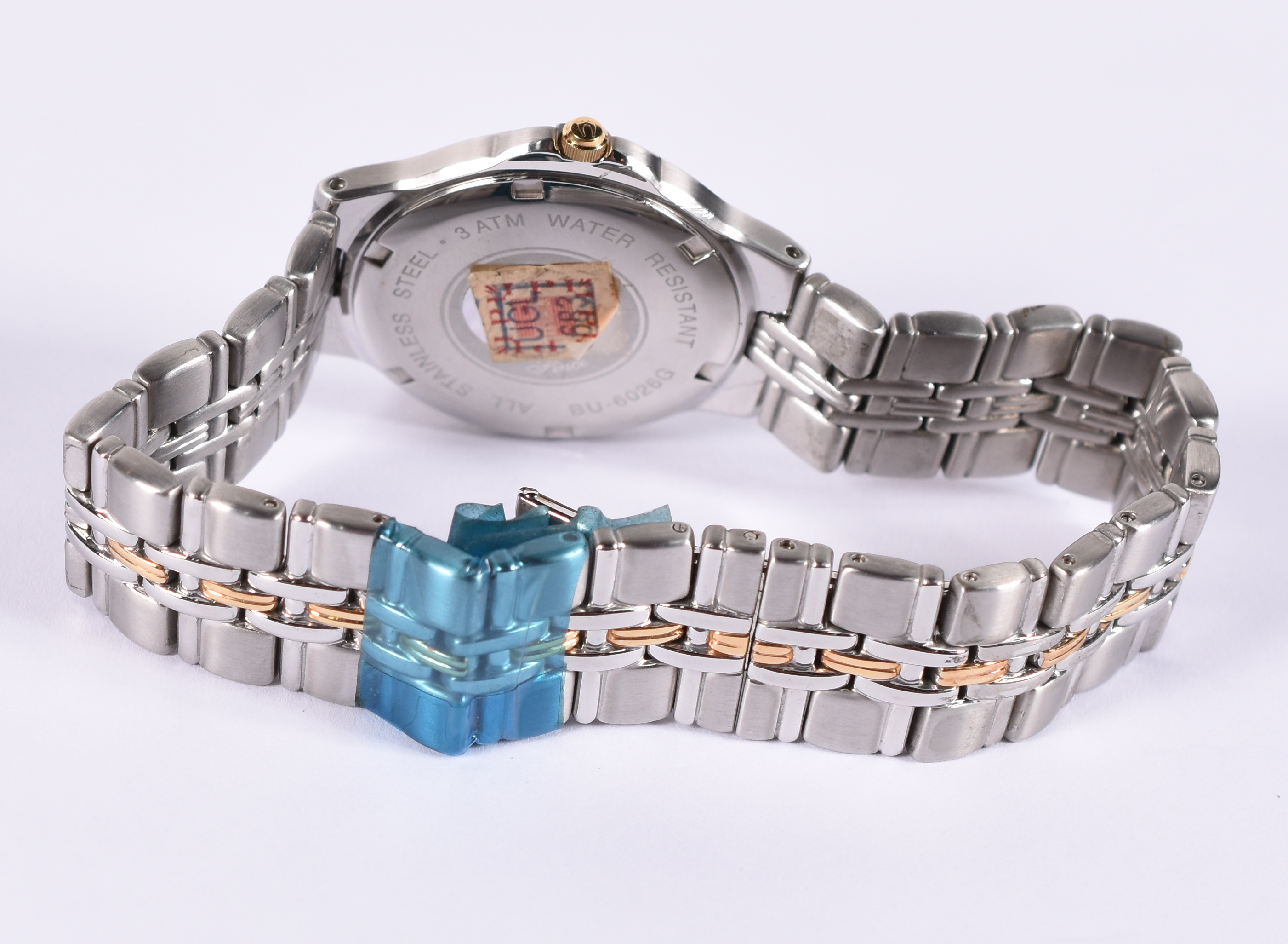 Relógio bulova masculino, pulseira em aço com detalhes dourados... - foto 3 de 5