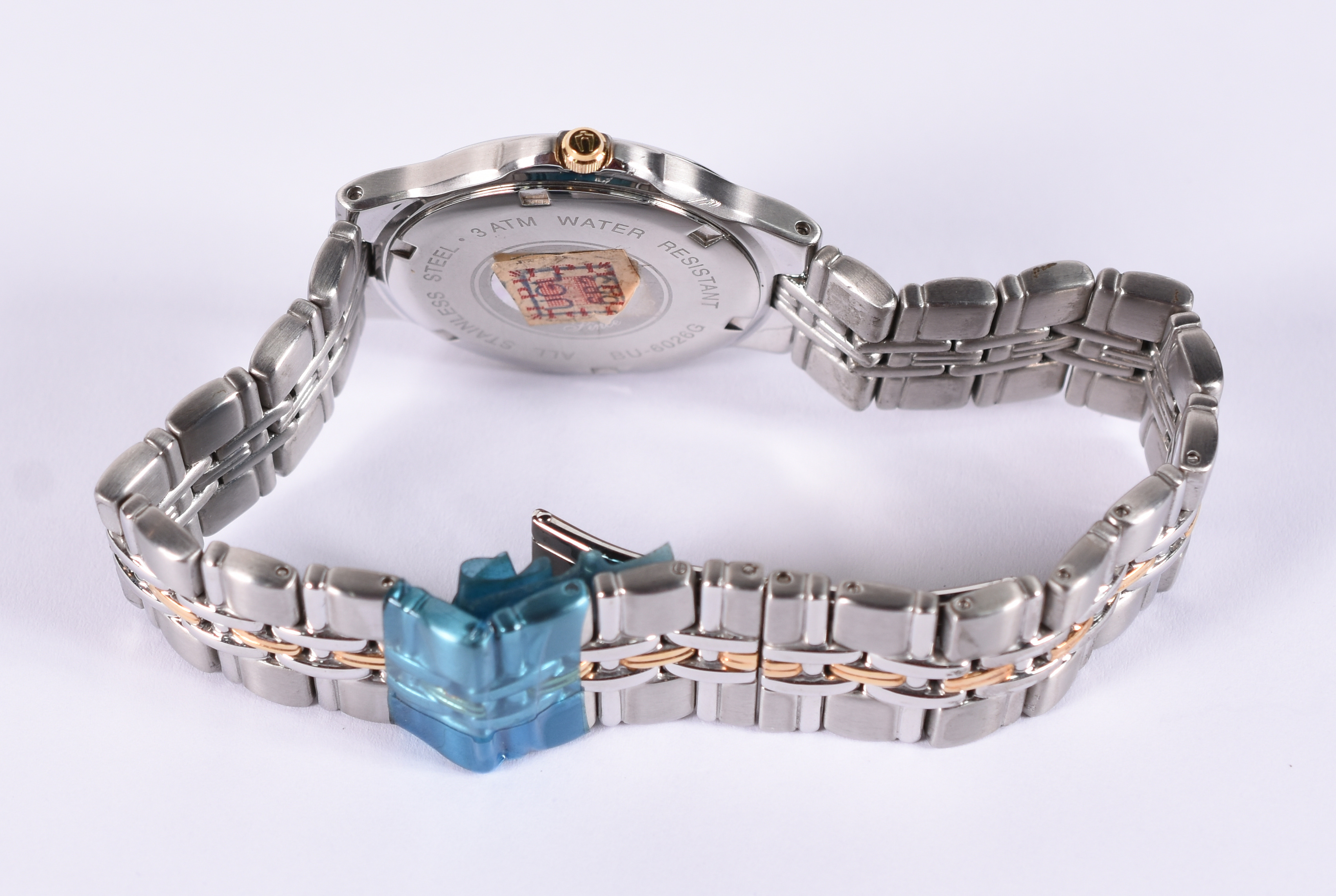 Relógio bulova masculino, pulseira em aço com detalhes dourados... - foto 4 de 5