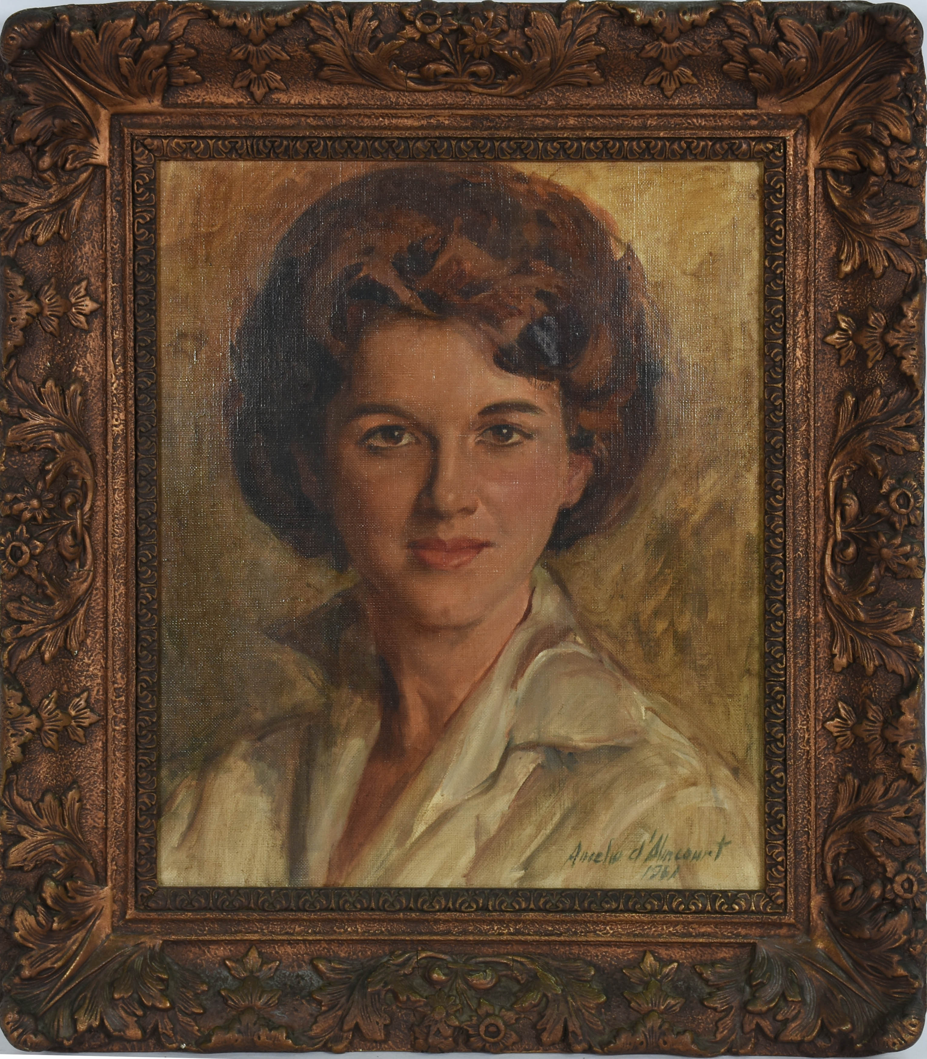  Aurélio D'Alincourt (1919-1990), FIGURA FEMININA - foto 2 de 4