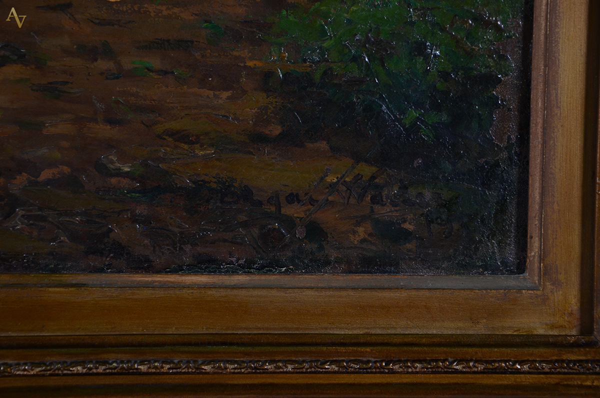 Edgar Walter (1917-1944), Paisagem com casa - foto 3 de 4