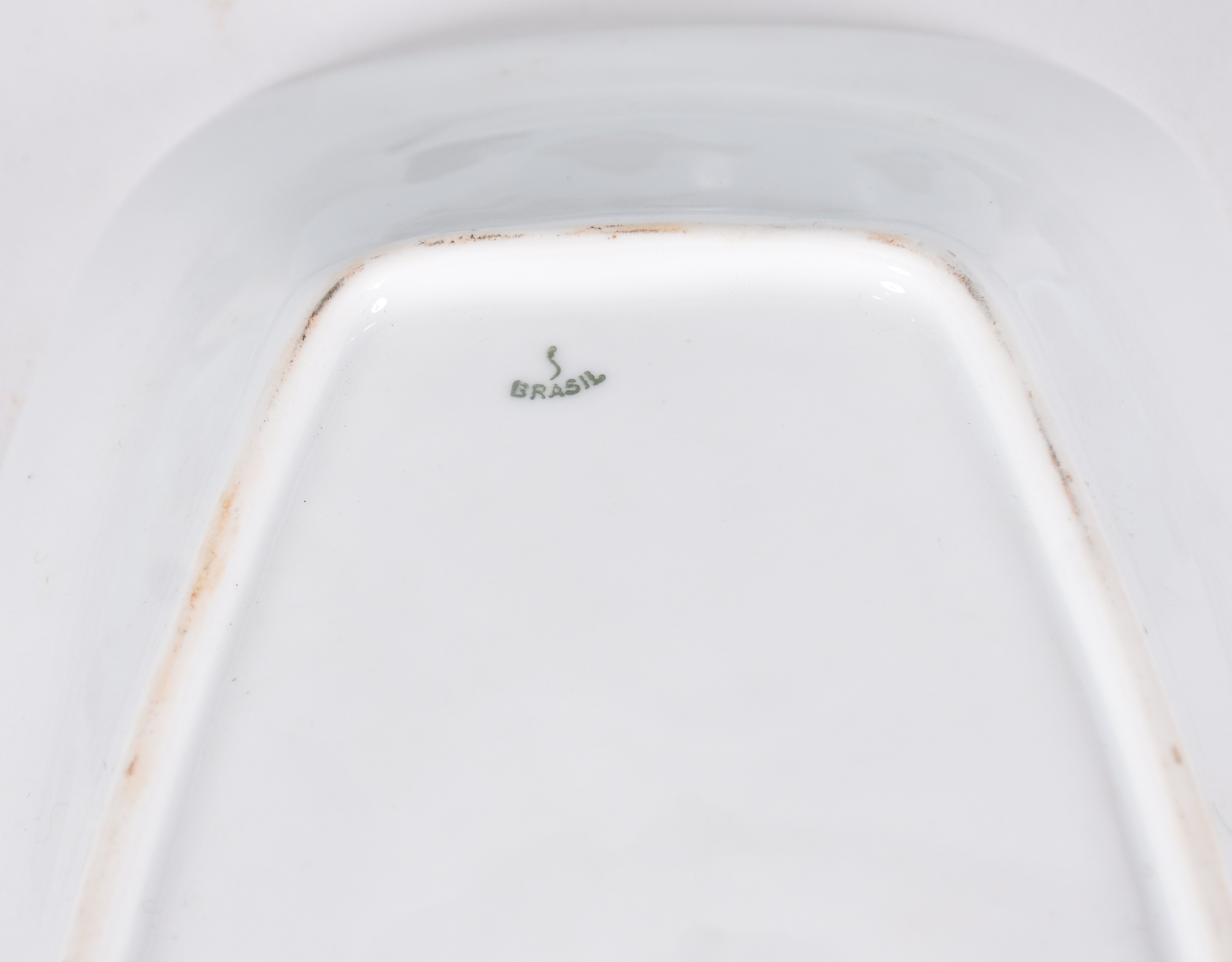 Serviço para peixe de porcelana pintada à mão, sendo 12 pratos rasos... - foto 6 de 6