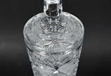 Grande potiche de cristal tcheco lapidado à mão. - Grande potiche de cristal tcheco lapidado à mão.