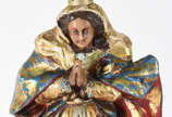 Nossa Senhora da Conceição - Imagem de madeira ... - Nossa Senhora da Conceição - Imagem de madeira policromada.