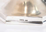 Dois bowls de prata contrastada feitio oitavado. - Dois bowls de prata contrastada feitio oitavado.