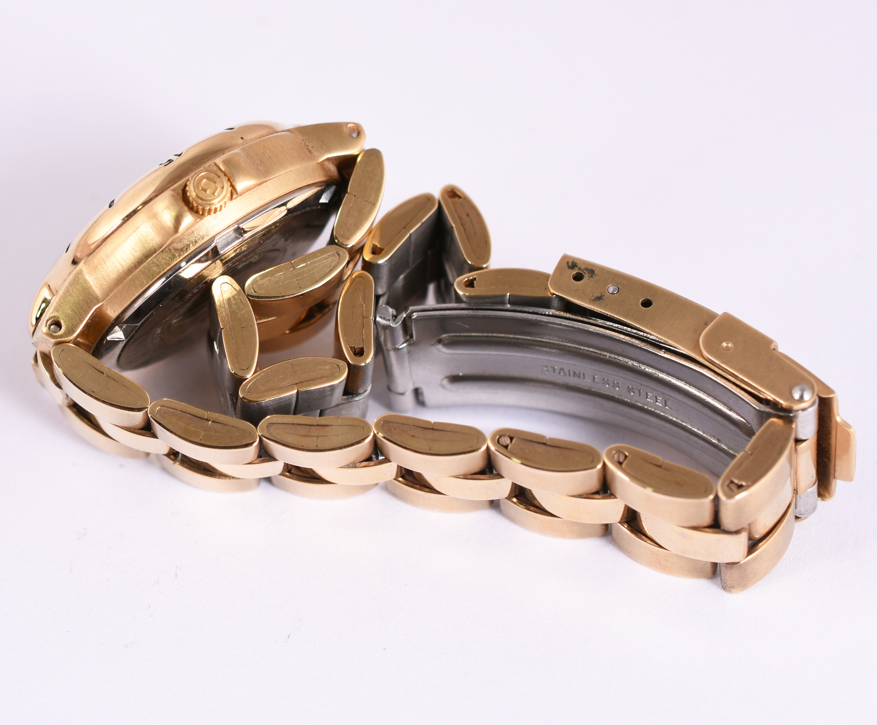 Relogio feminino Guess dourado, calendário, 50 metros, water prof, na... - foto 4 de 4