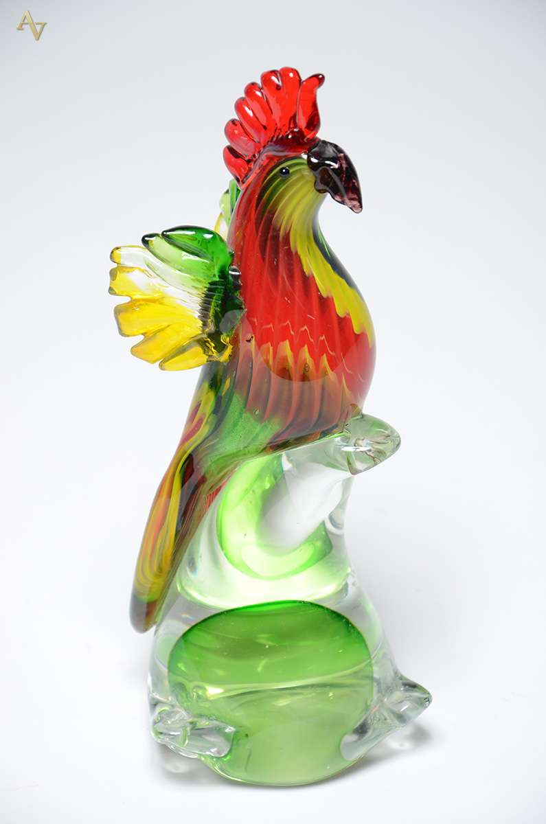 Escultura de murano representando pássaro. Altura 28 cm. - foto 1 de 2