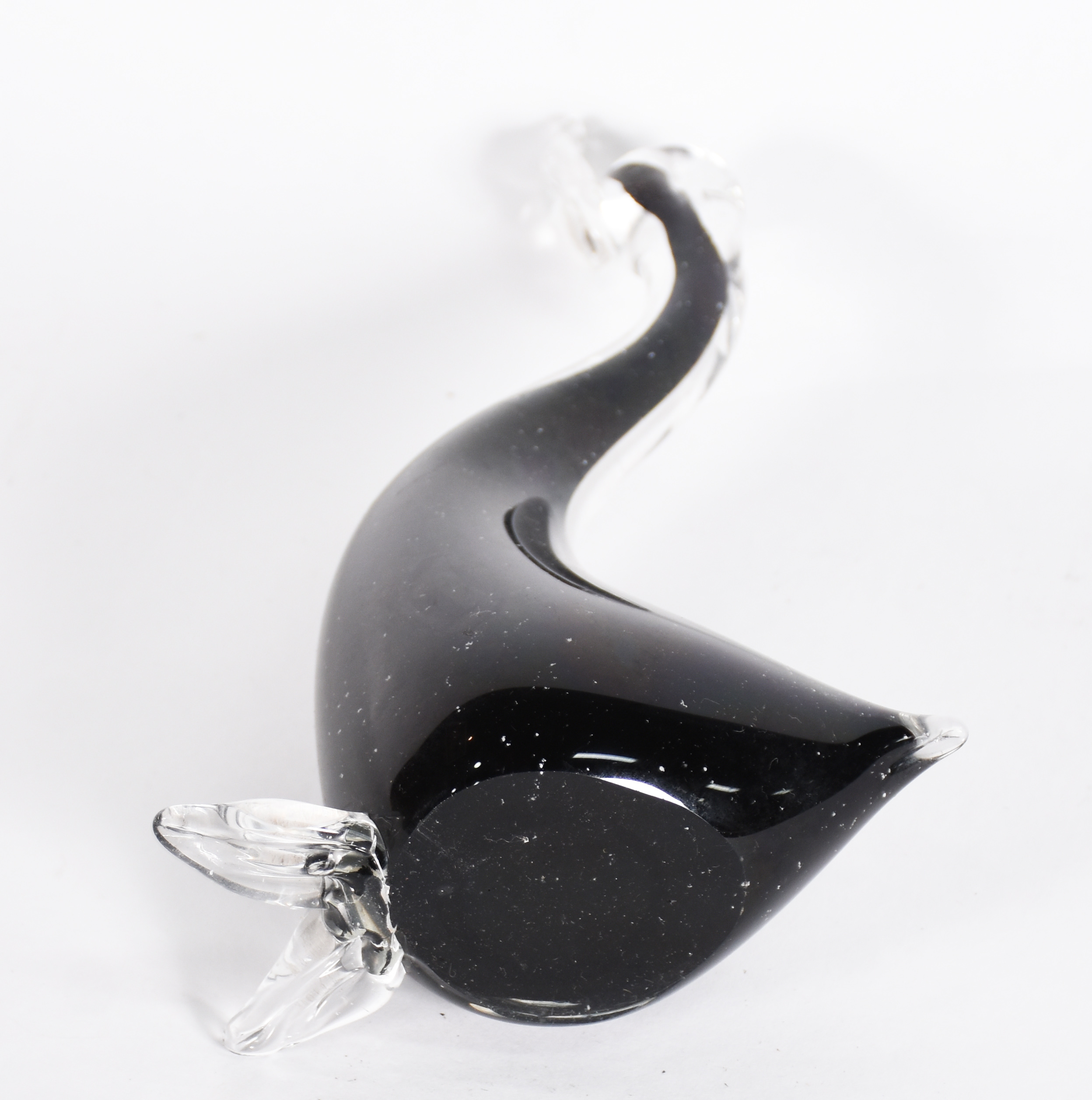 Pato de murano preto e transparente. - foto 4 de 4