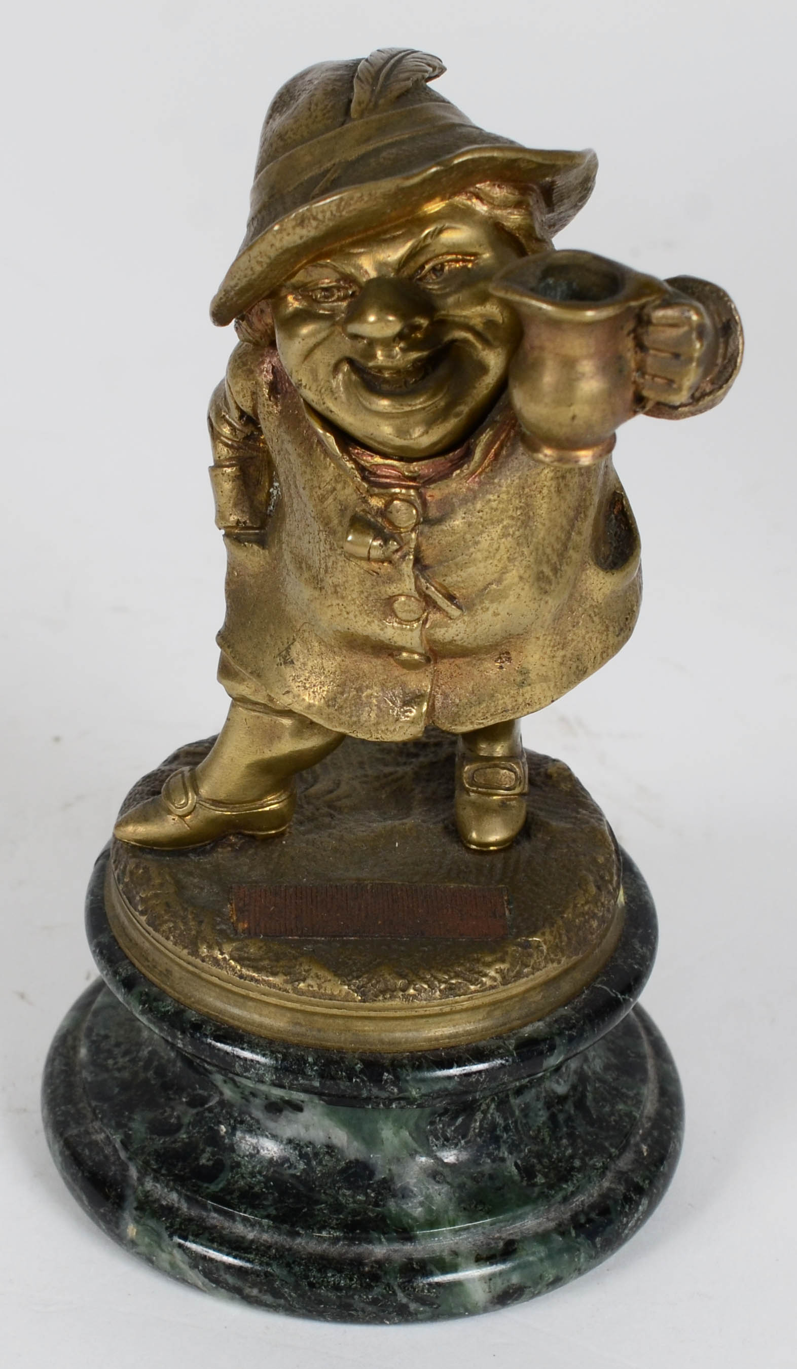 FOSFOREIRAS - Raro par de fosforeiras em bronze, com figuras de... - foto 8 de 9