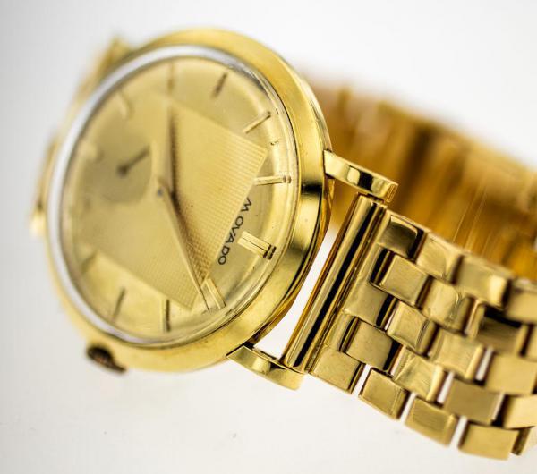 Relógio MOVADO automático de ouro amarelo 18 k. Caixa mede 35 mm. de... - foto 2 de 4