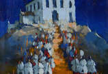 Armando Romanelli (1945), Procissão - ost - 50 x 40