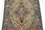 Tapete oriental Kashan (rapé / com restauro) - Tapete oriental Kashan (rapé / com restauro)