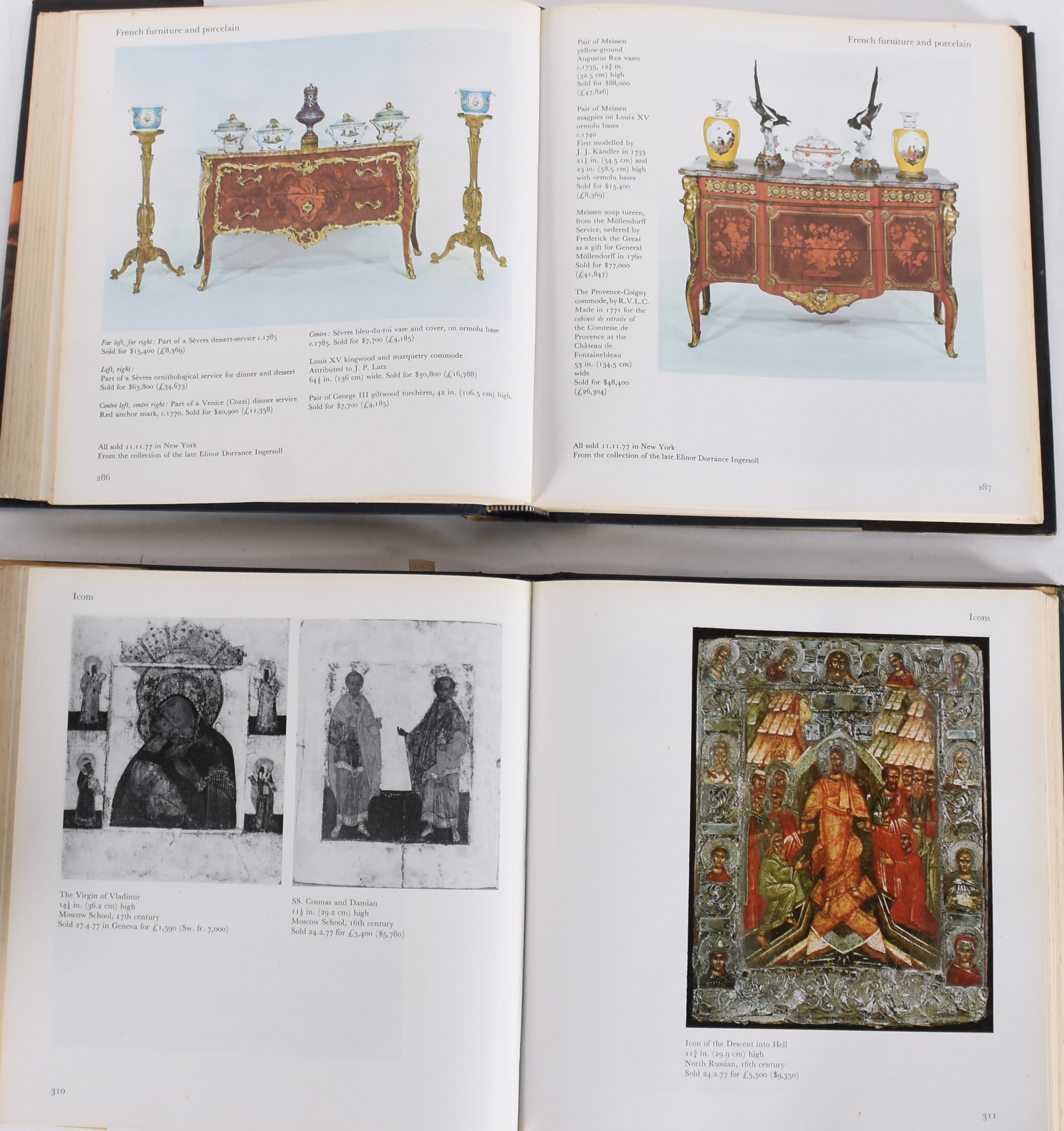 Estojo com 5 livros da Sotheby's, "Art at auction", anos entre 1976 e... - foto 3 de 10
