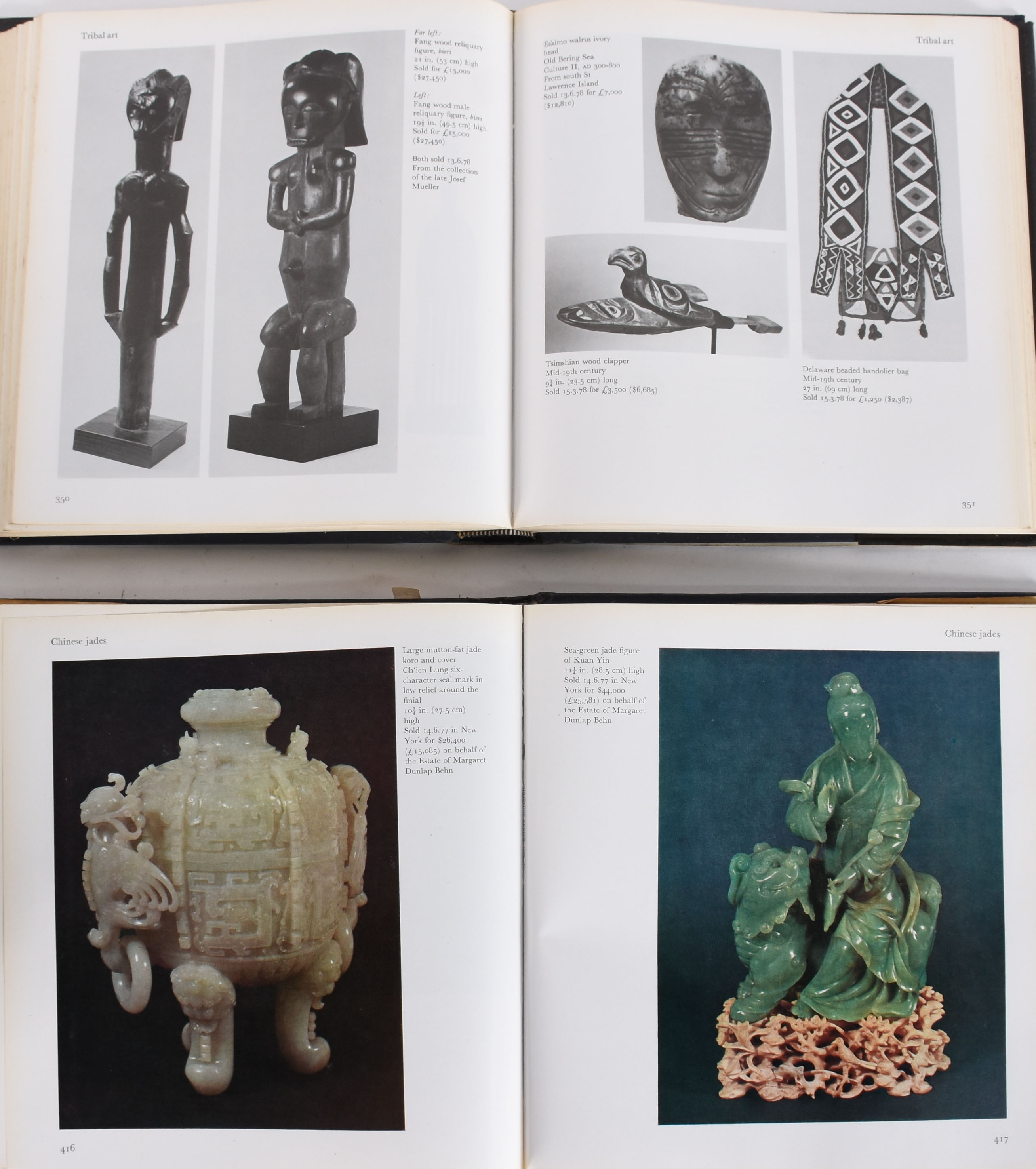 Estojo com 5 livros da Sotheby's, "Art at auction", anos entre 1976 e... - foto 5 de 10
