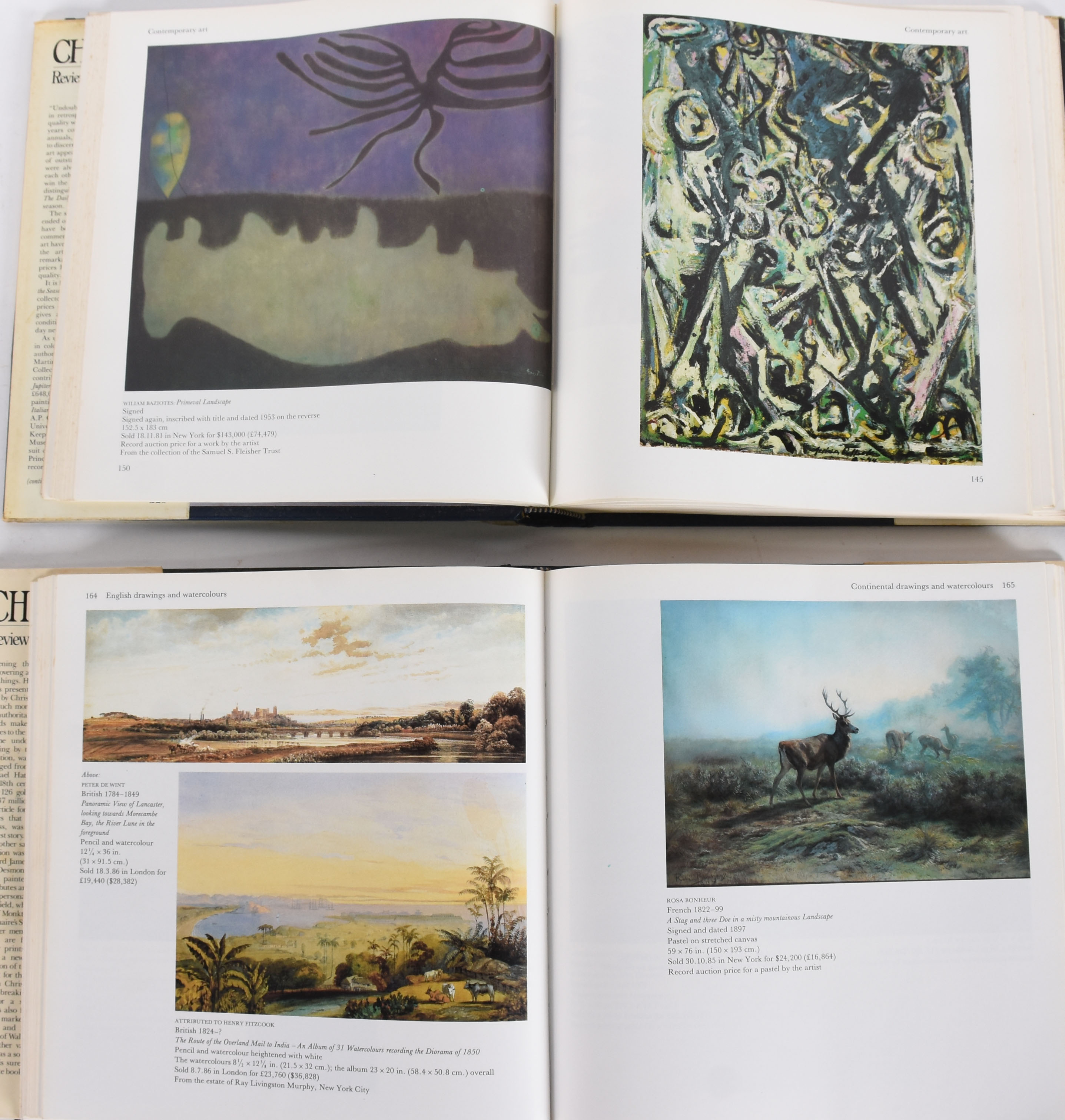 Estojo com 5 livros da Sotheby's, "Art at auction", anos entre 1976 e... - foto 4 de 10