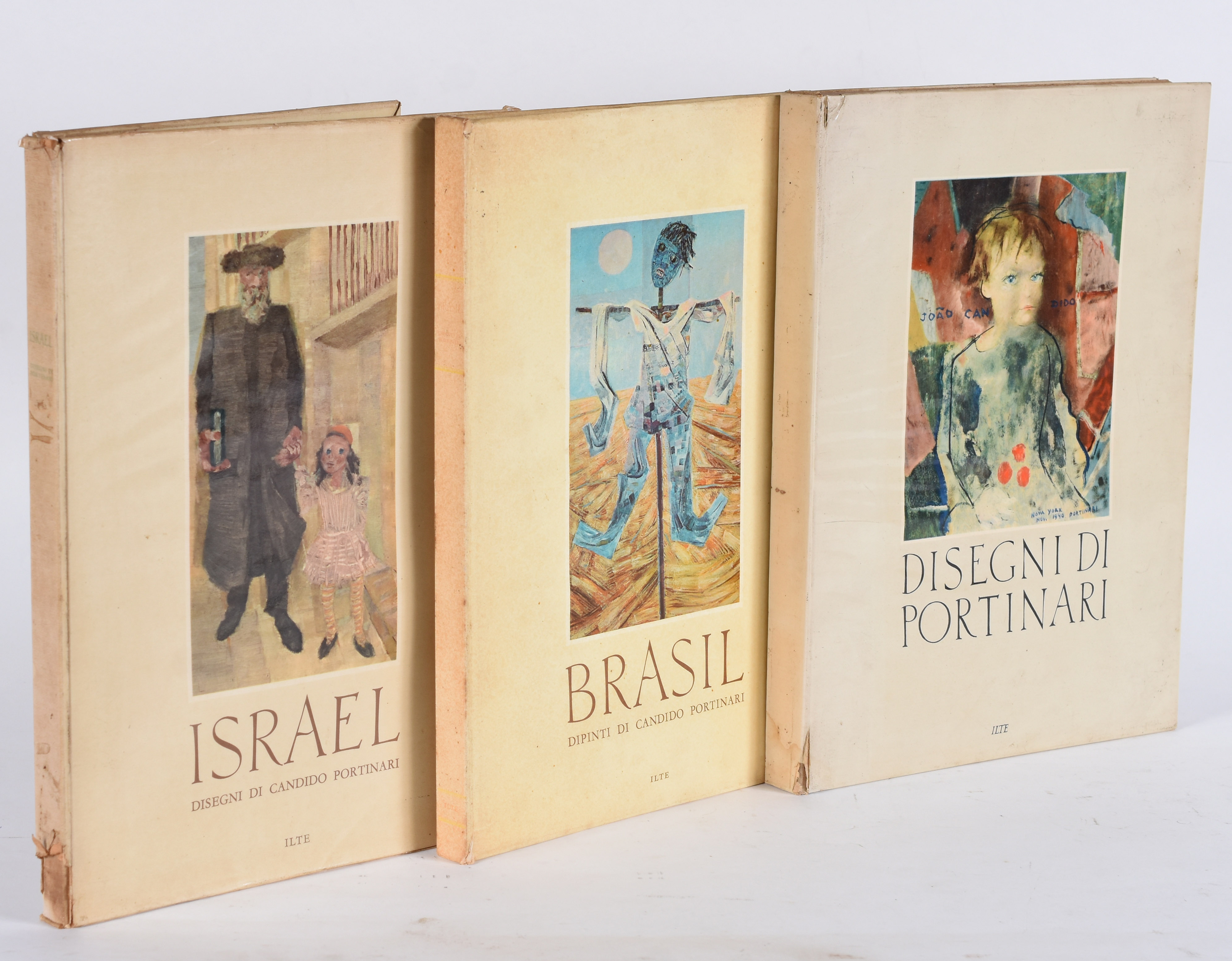 Três livros de grande formato com ilustrações de PORTINARI: a) Brasil... - foto 1 de 11
