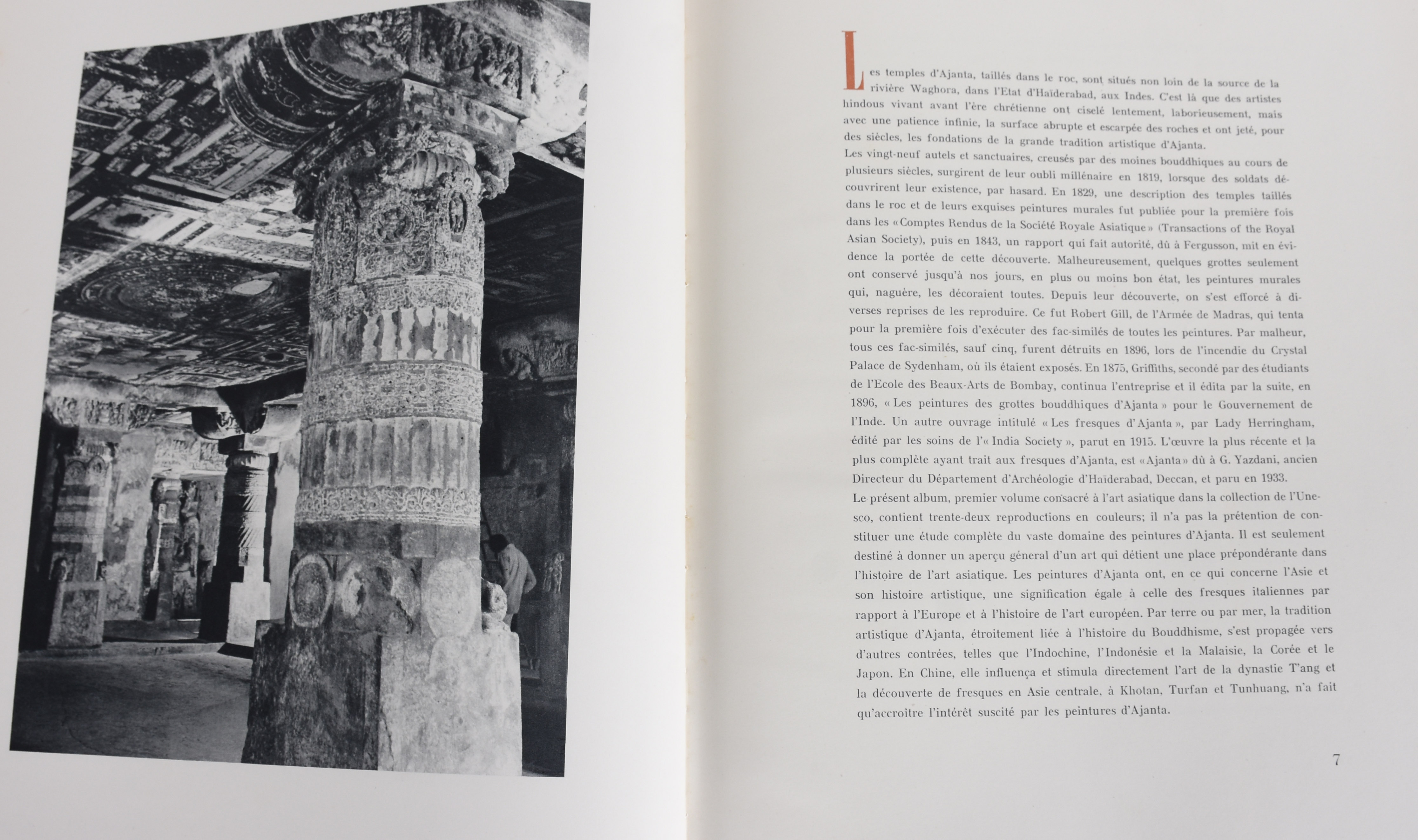 Dois livros grandes formato: "INDE - Peinture des grottes d'Ajanta" e... - foto 8 de 9