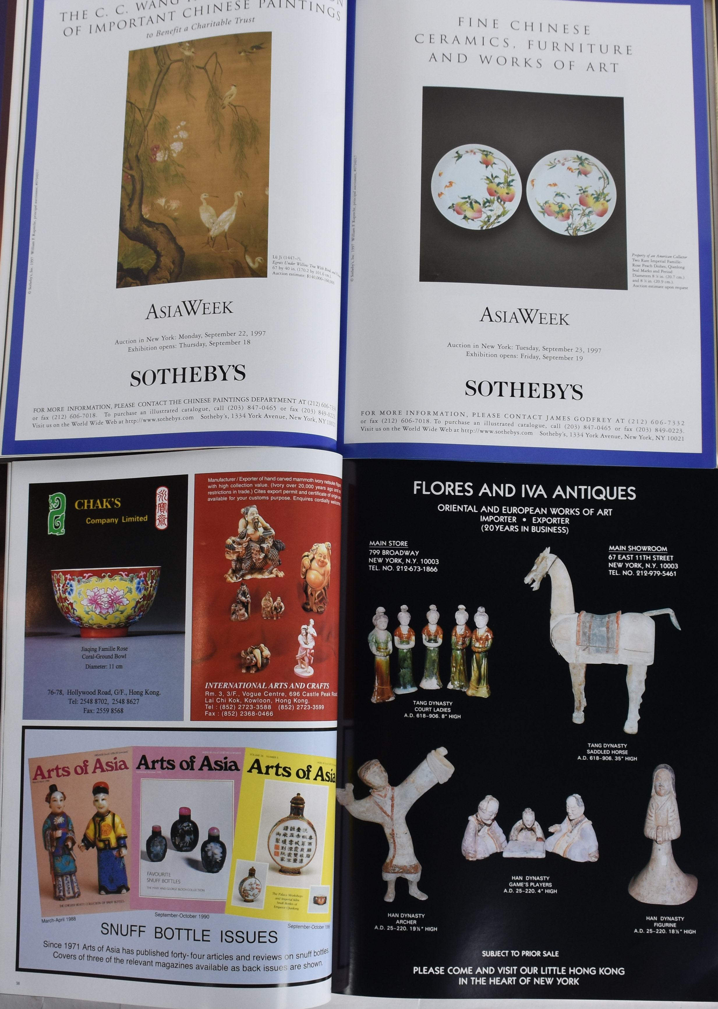 Vinte revistas de arte oriental "Arts of Asia". (entre 1992 / 1995). - foto 2 de 9