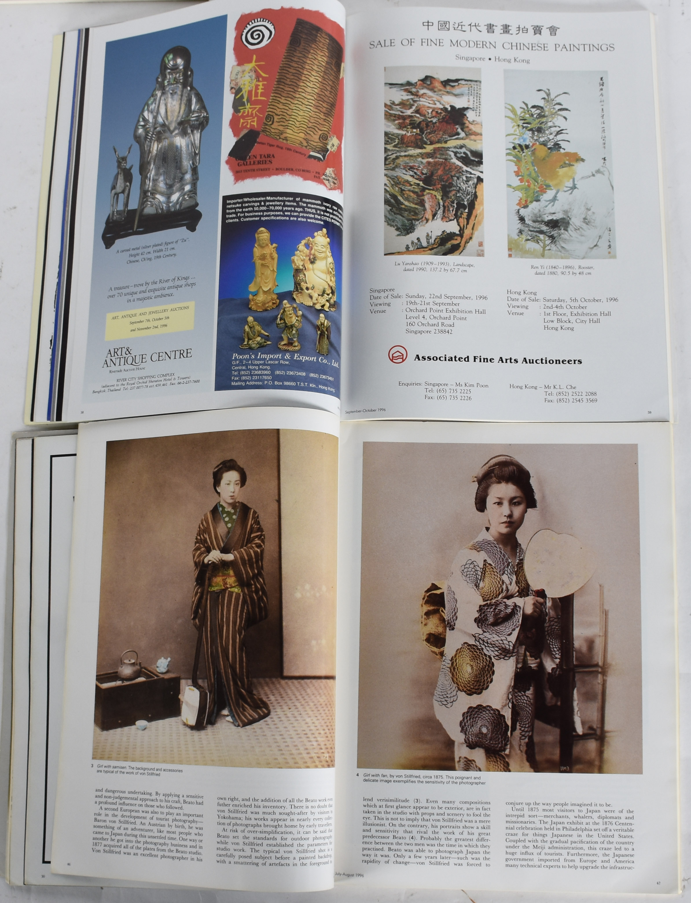 Vinte revistas de arte oriental "Arts of Asia". (entre 1992 / 1995). - foto 4 de 9