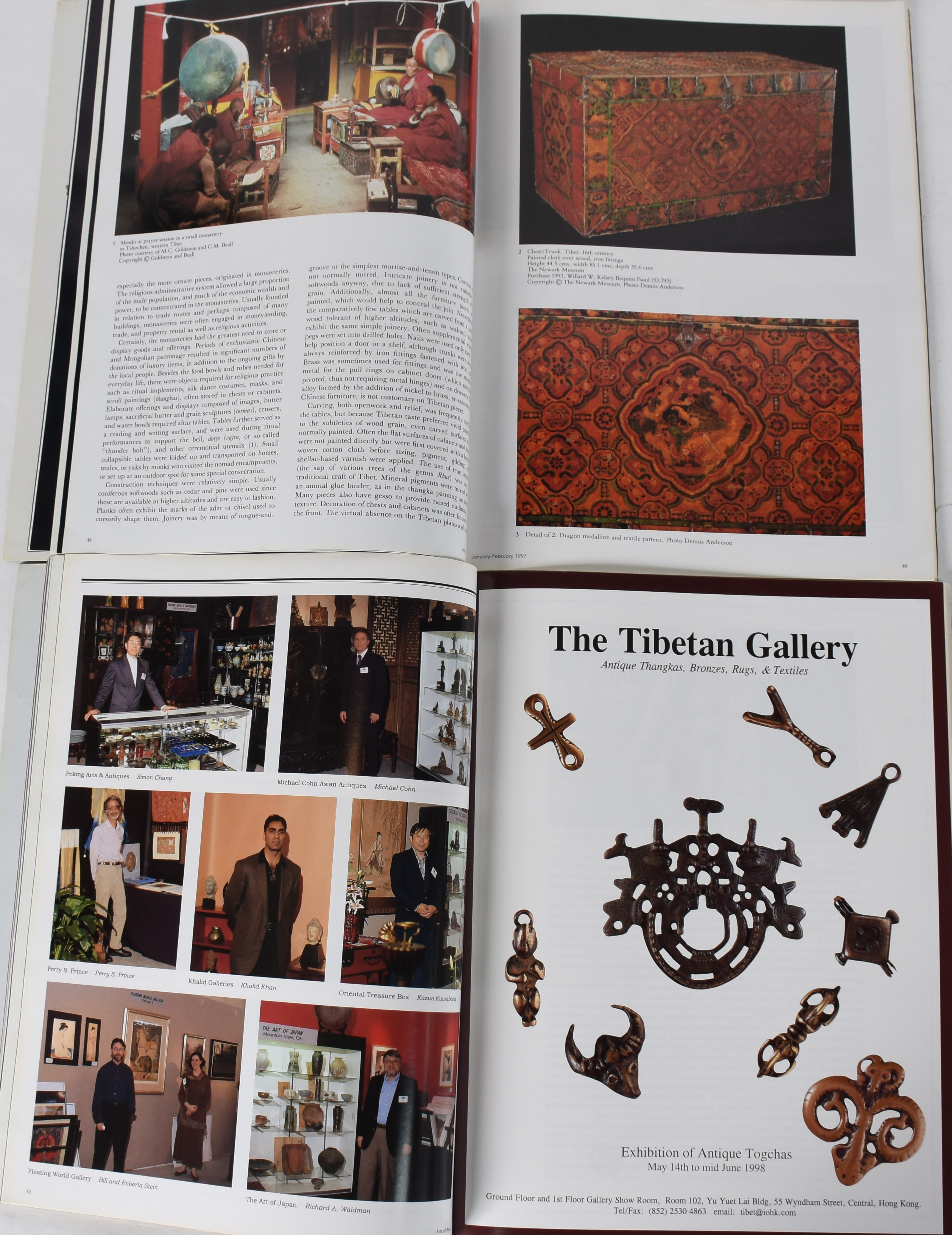 Vinte revistas de arte oriental "Arts of Asia". (entre 1992 / 1995). - foto 6 de 9