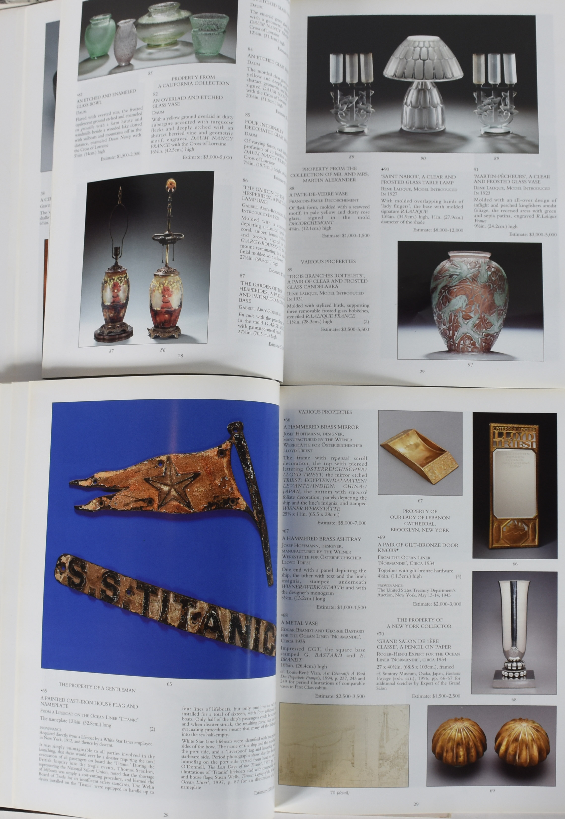 Vinte e cinco catálogos de leilões da Christie's, Sotheby's... - foto 5 de 9