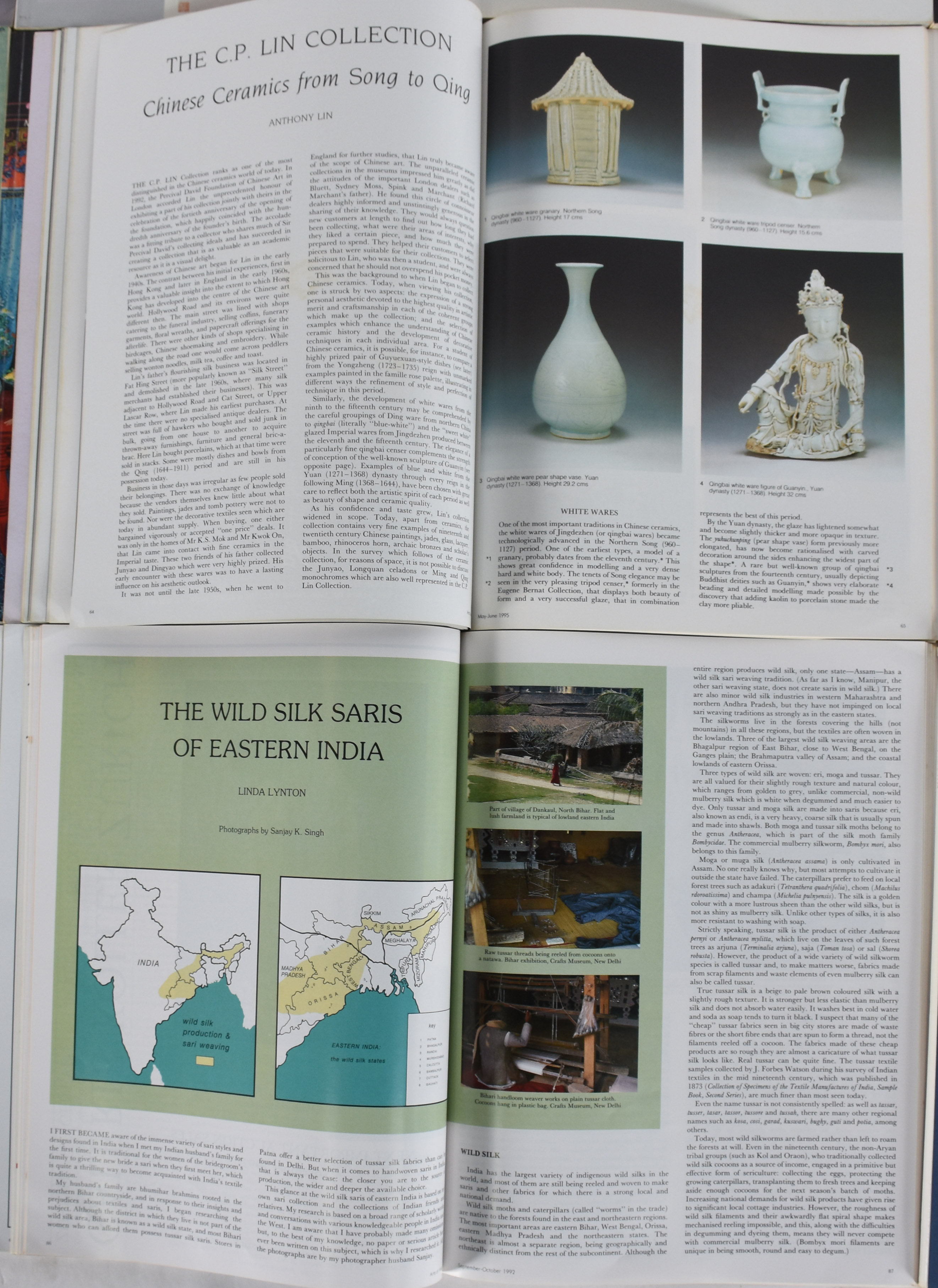 Vinte revistas de arte oriental "Arts of Asia" - (entre 1995 / 1999). - foto 6 de 9