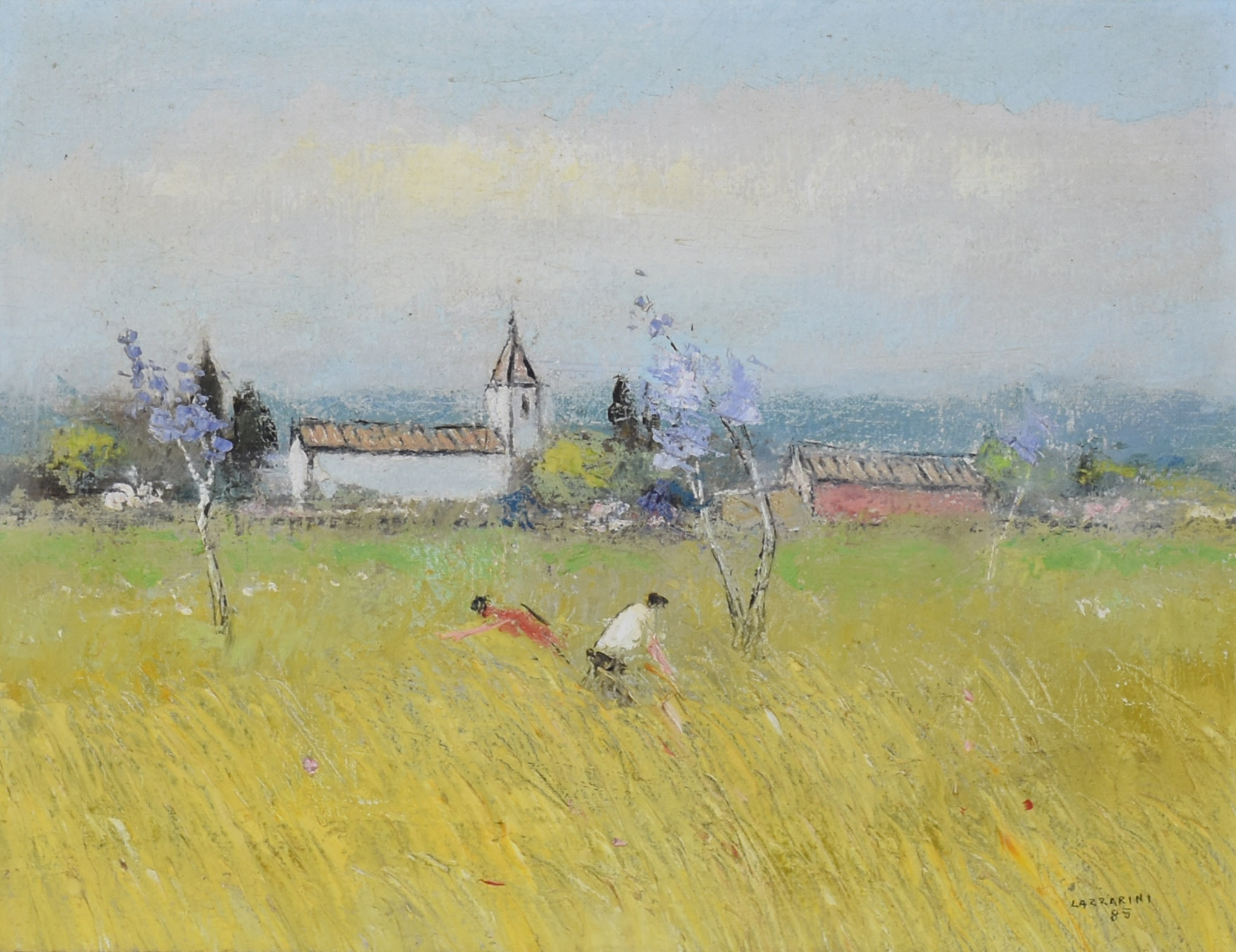  Domenico Lazzarini (1920-1987), Paisagem - foto 1 de 4
