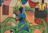 Heitor dos Prazeres (1898-1966), Lavadeira e Ro... - ose - par de quadros (já vistos e aprovados pelo filho do artista).