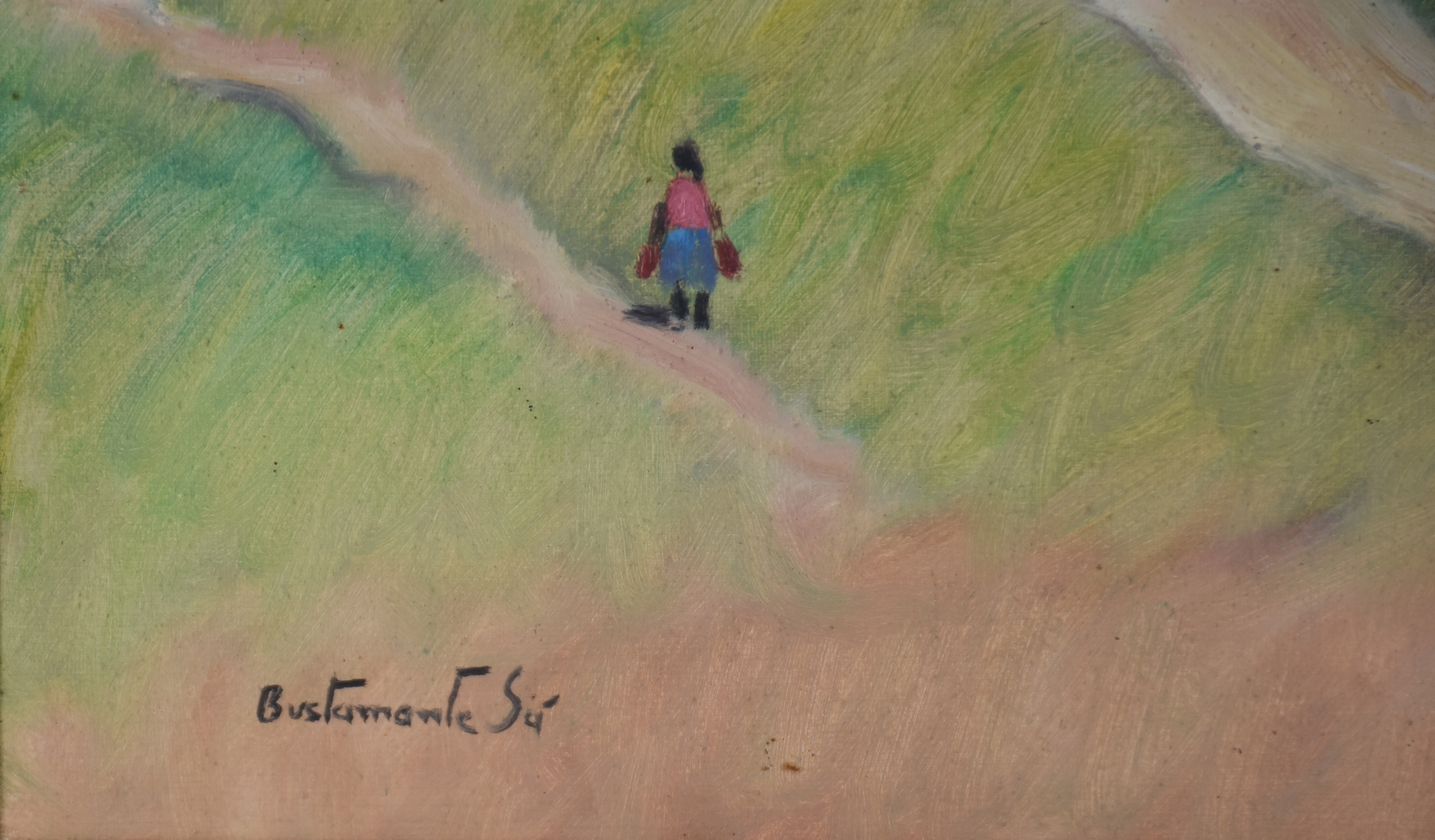 Bustamante Sá (1907-1988), Paisagem com figura - foto 4 de 4