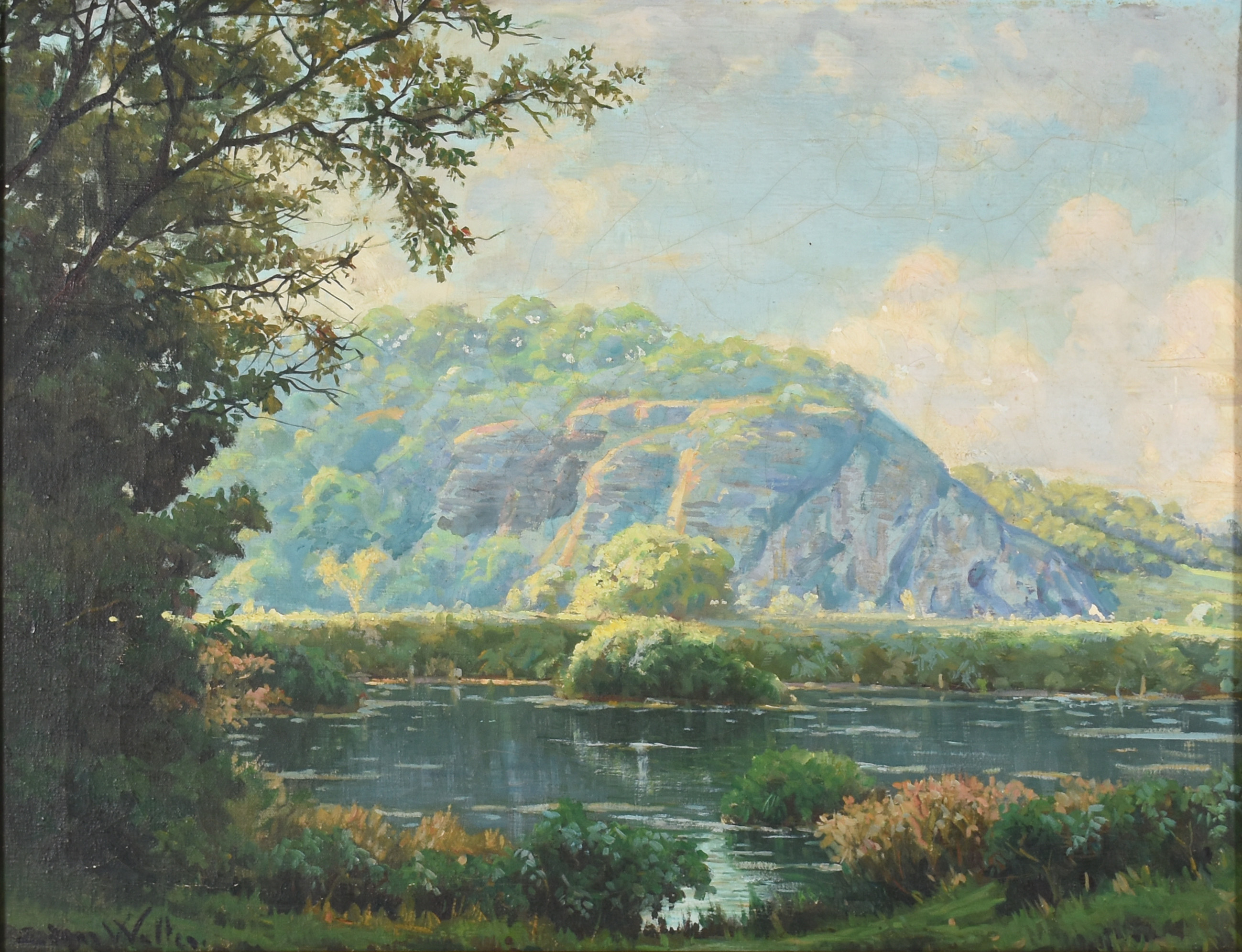 Edgar Walter (1917-1944), Paisagem com riacho - foto 1 de 4