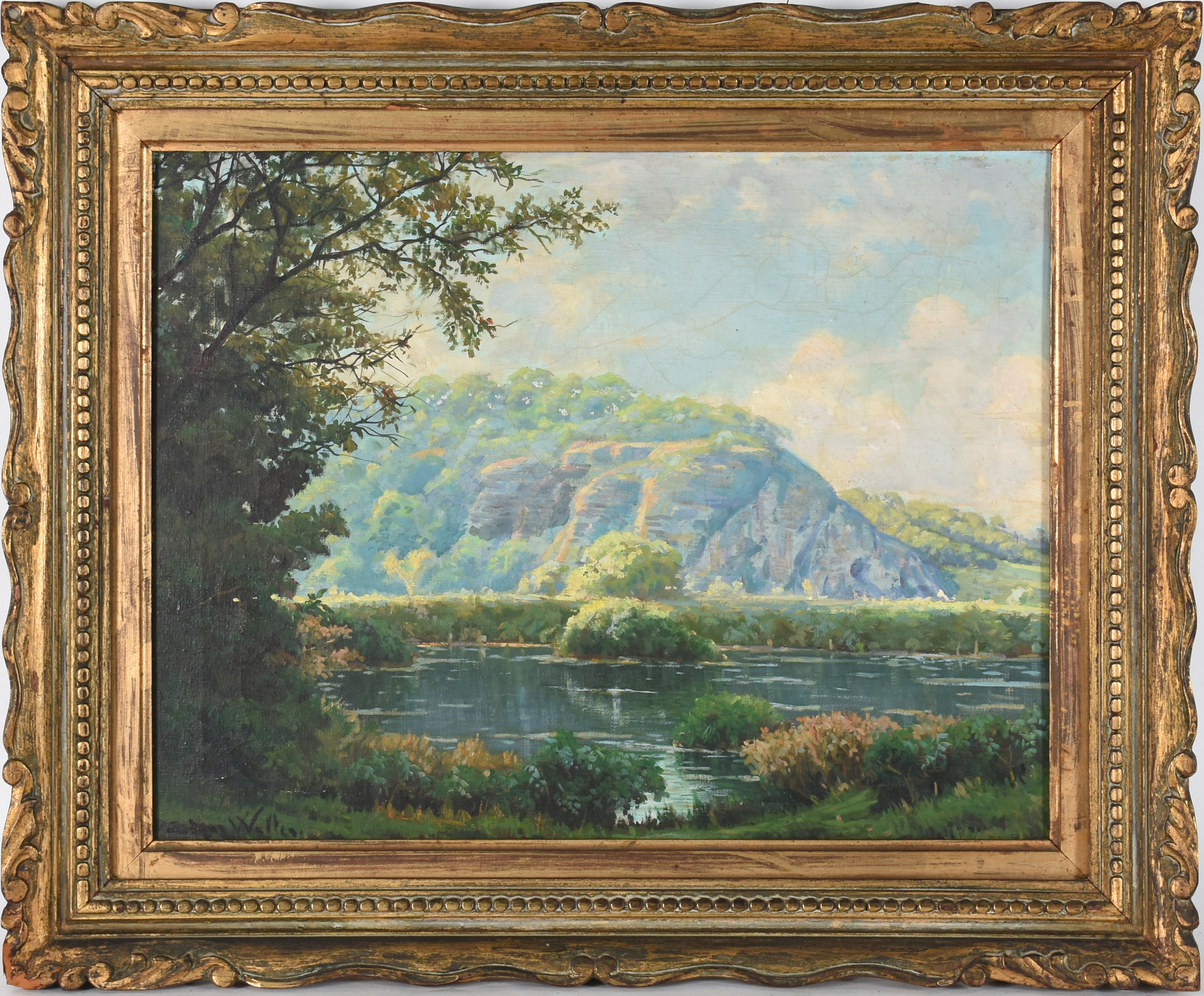 Edgar Walter (1917-1944), Paisagem com riacho - foto 2 de 4