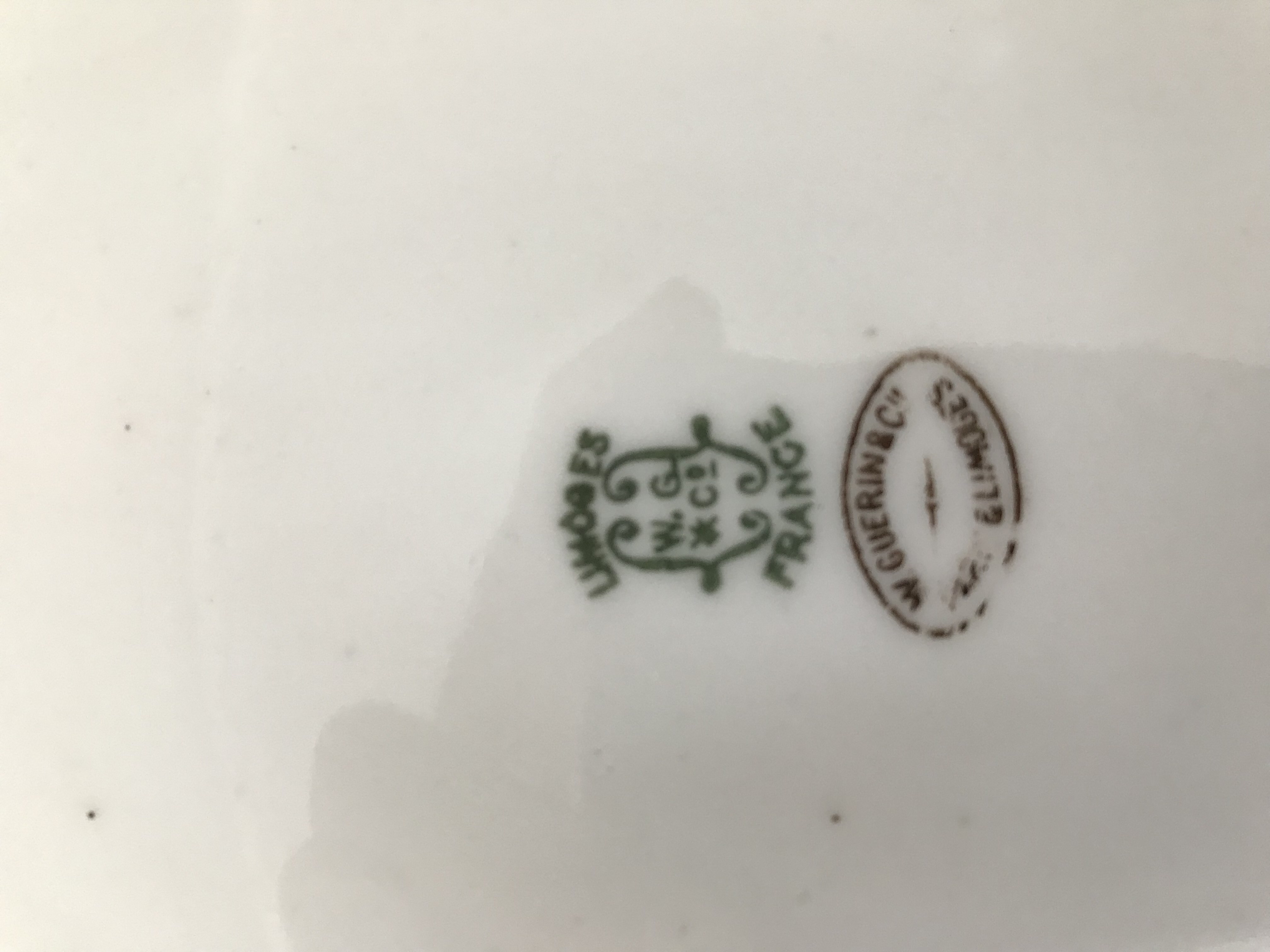 Par de grandes cachepots de porcelana francesa de LIMOGES, decoração... - foto 5 de 5