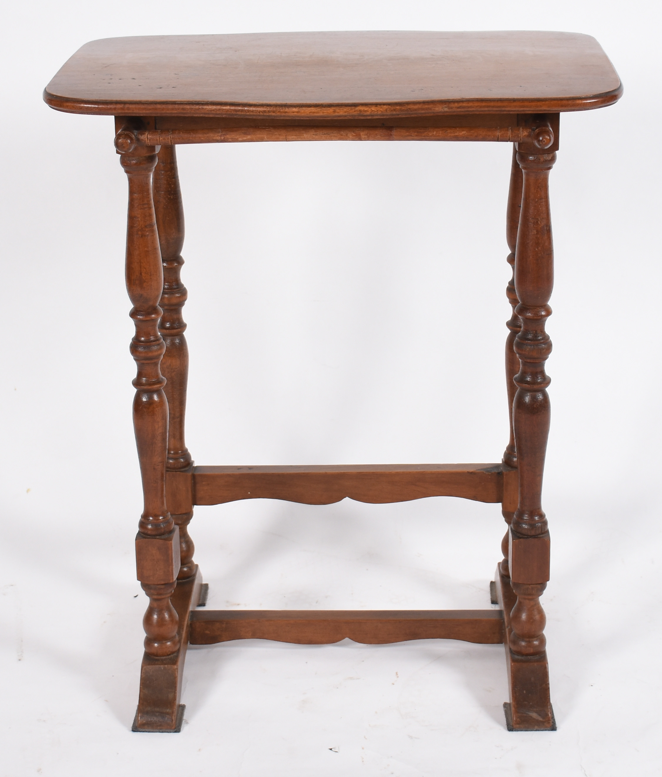 Mesa costureira de madeira nobre (precisando restauro). - foto 2 de 7