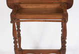Mesa costureira de madeira nobre (precisando re... - Mesa costureira de madeira nobre (precisando restauro).
