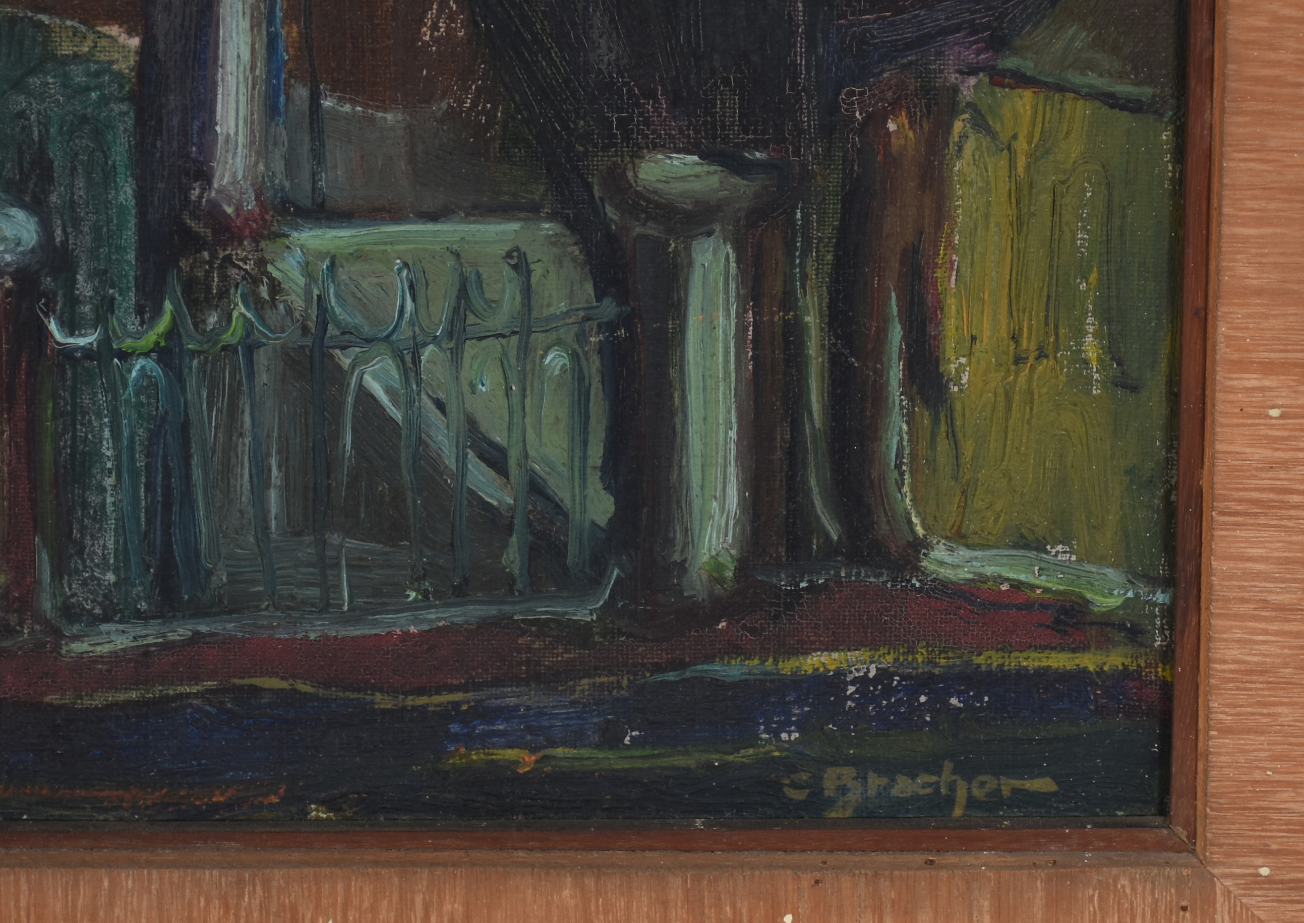 Carlos Bracher (1940), Ouro Preto com o Itacolomy - foto 3 de 5