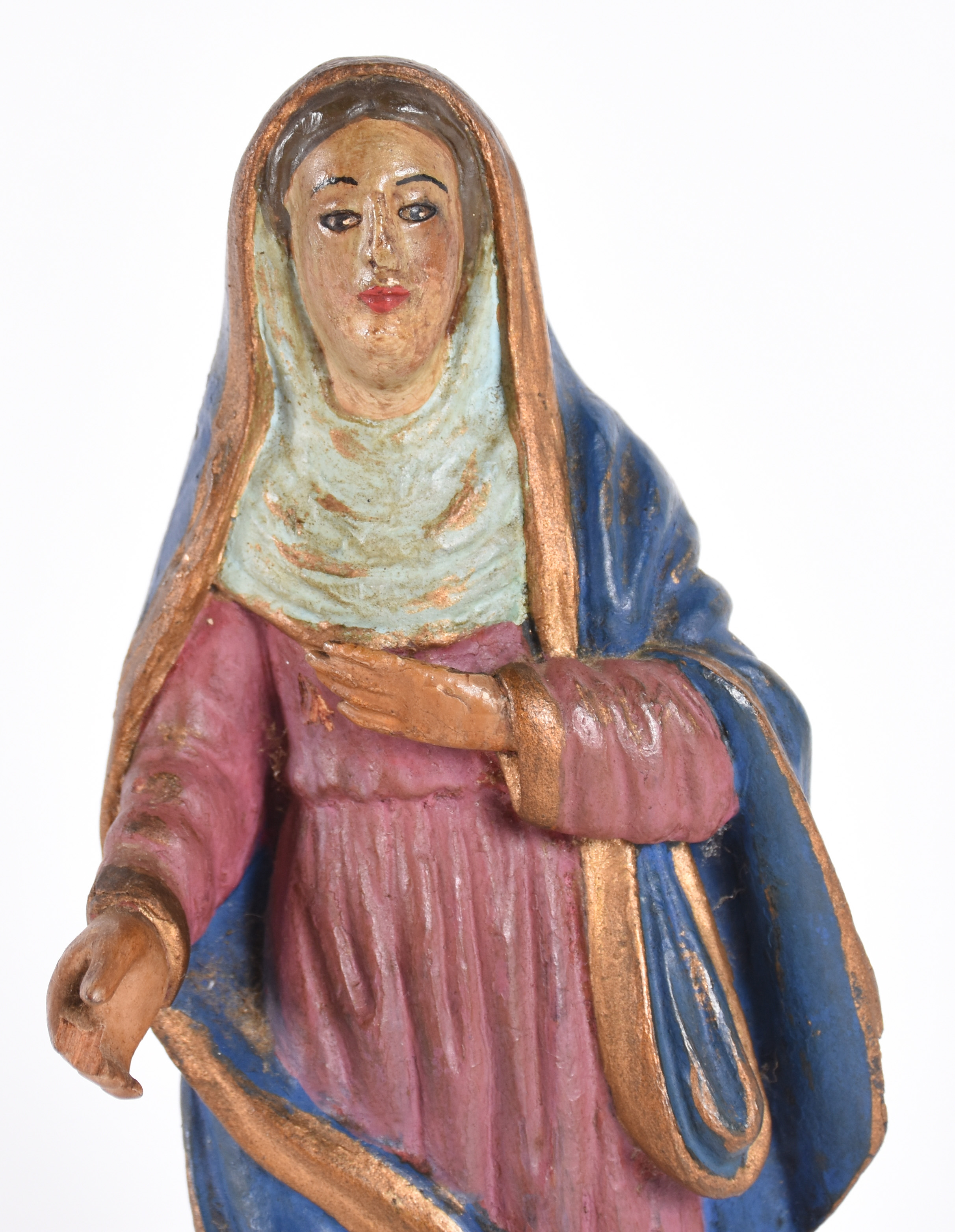 Nossa Senhora - imagem de madeira policromada - foto 2 de 4