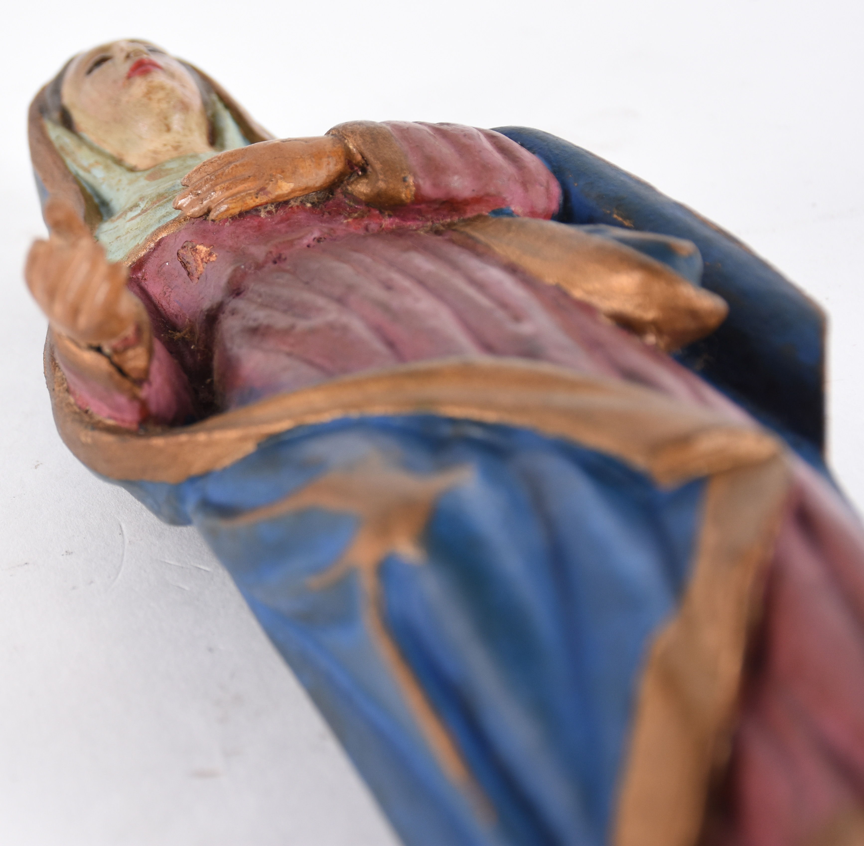 Nossa Senhora - imagem de madeira policromada - foto 4 de 4