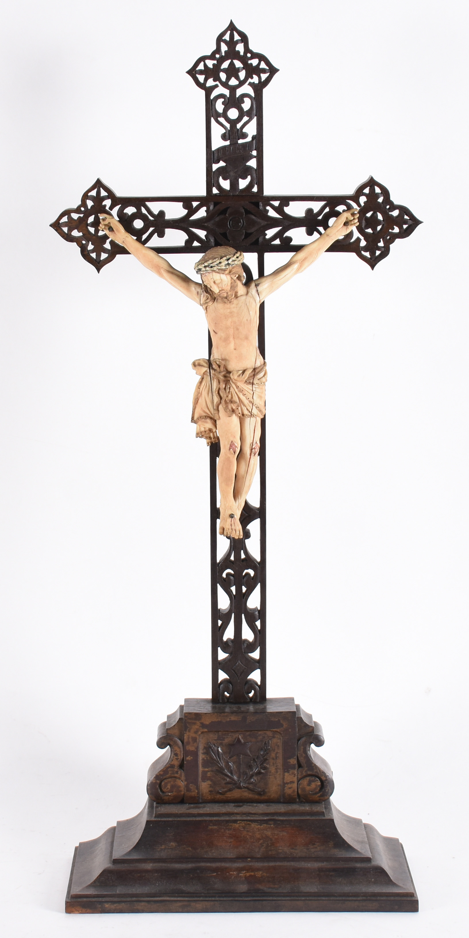 Belíssima imagem de Cristo em marfim indo-portugues, de GOA... - foto 1 de 7