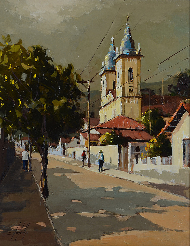 RAIMUNDO BOTELHO - Igreja de Santana - ost - 40 x 50 - foto 2 de 4