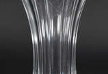 Vaso de cristal tcheco facetado. - Vaso de cristal tcheco facetado.