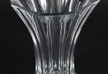 Vaso de cristal tcheco facetado. - Vaso de cristal tcheco facetado.