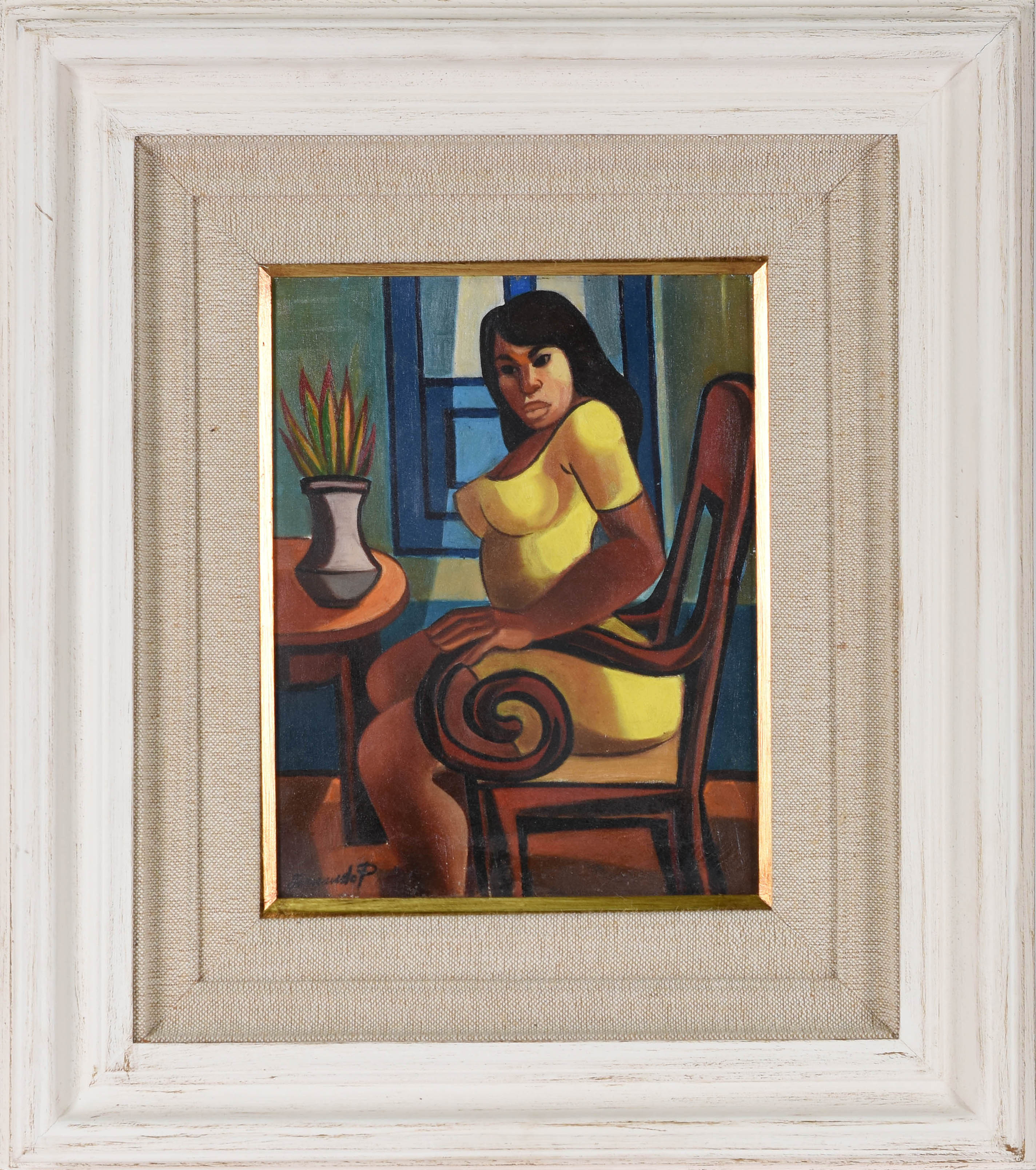 Fernando P. (1917-2005), Mulher na Cadeira - foto 2 de 4