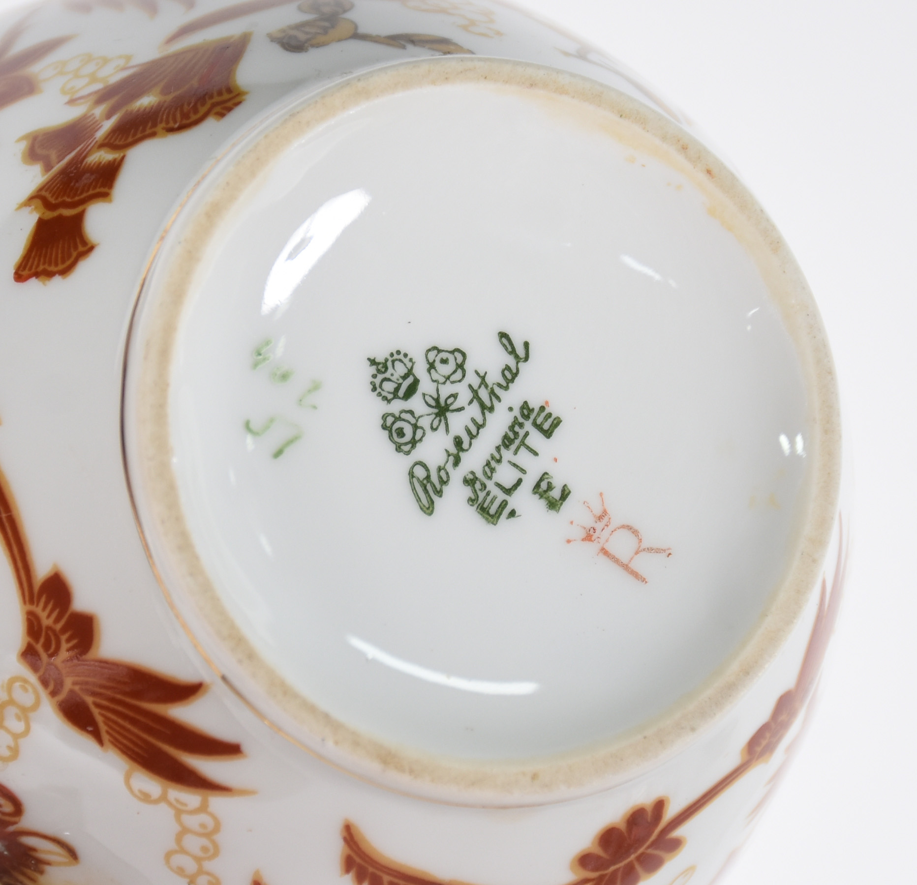 Aparelho de chá de porcelana alemã ROSENTHAL, composto de 2 pratos... - foto 5 de 6