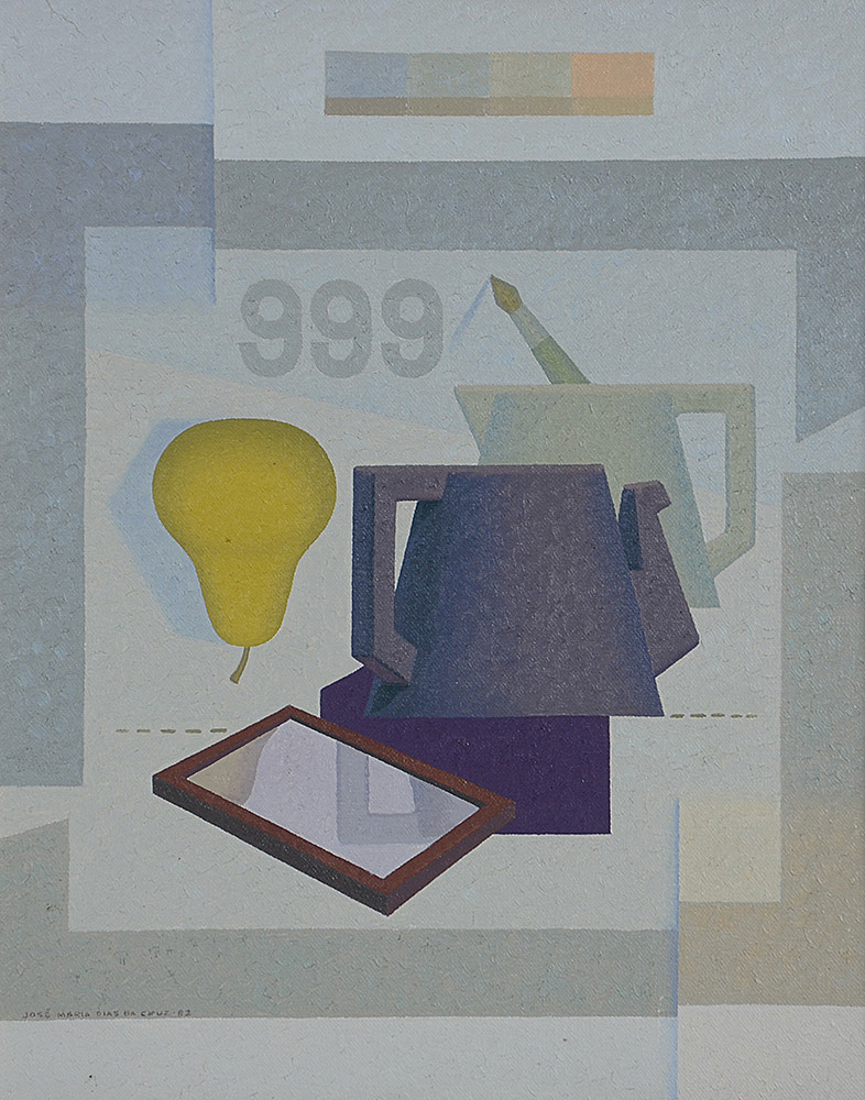 JOSÉ MARIA DIAS DA CRUZ - Pera e bules - ost - 41 x 33 - 1982 - foto 2 de 4