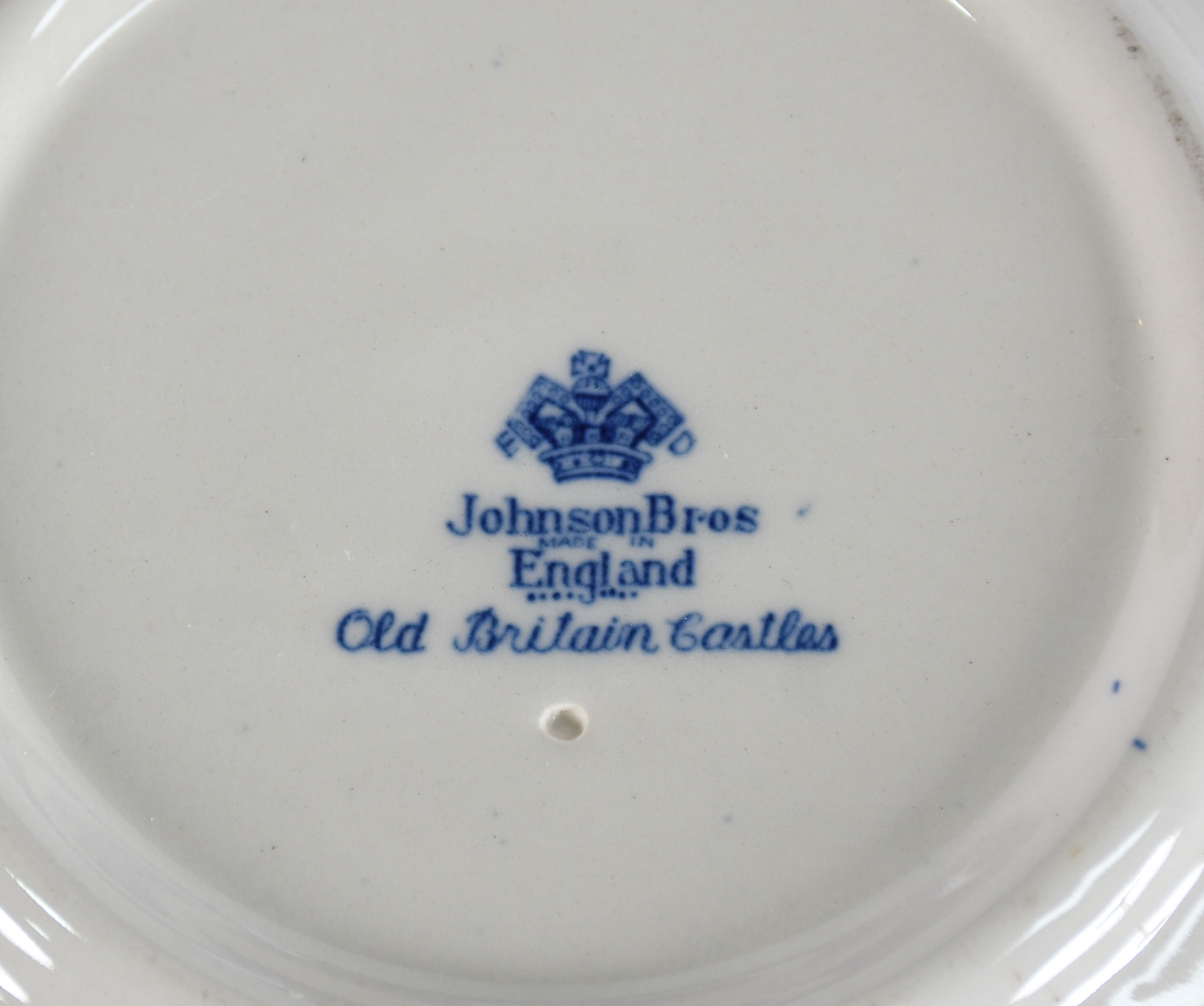 Conjunto de jantar de faiança inglesa azul e branca, composto de... - foto 5 de 10