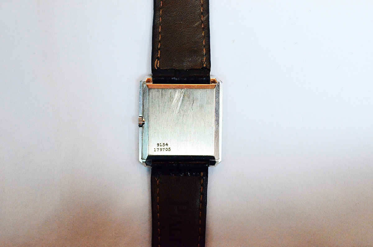 PIAGET - Relógio masculino de ouro branco 18 k com caixa retangular... - foto 3 de 3